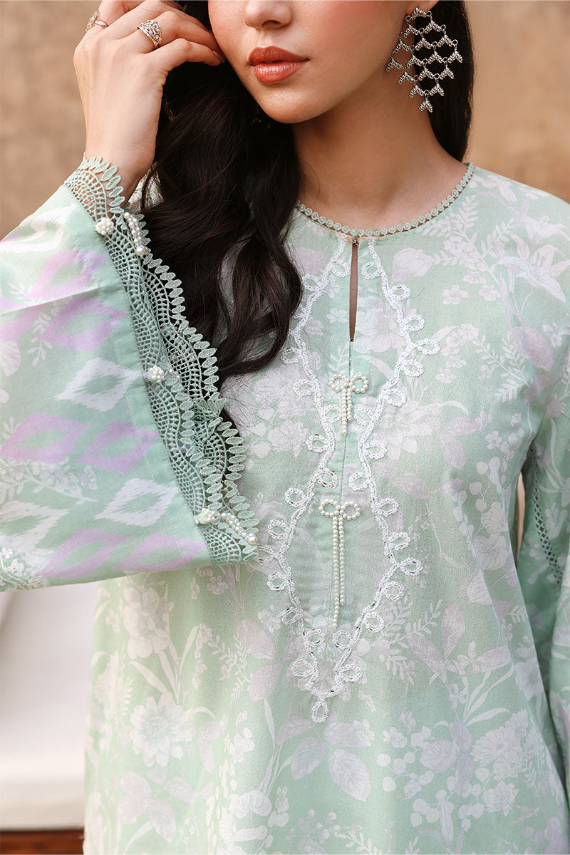 Festive – Sage Green - Printed Lawn