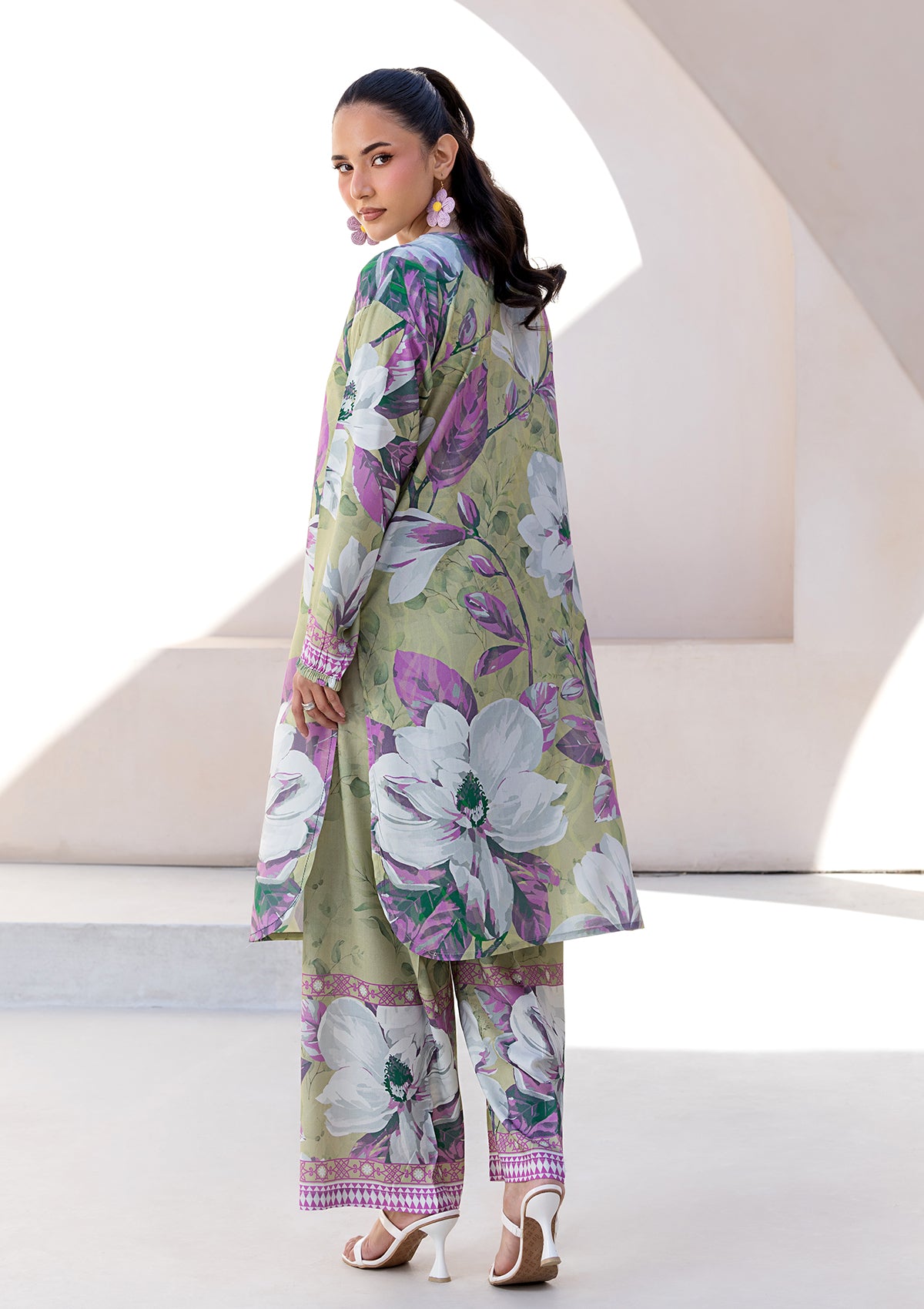 lawn Co Ord Sets in Pistachio green