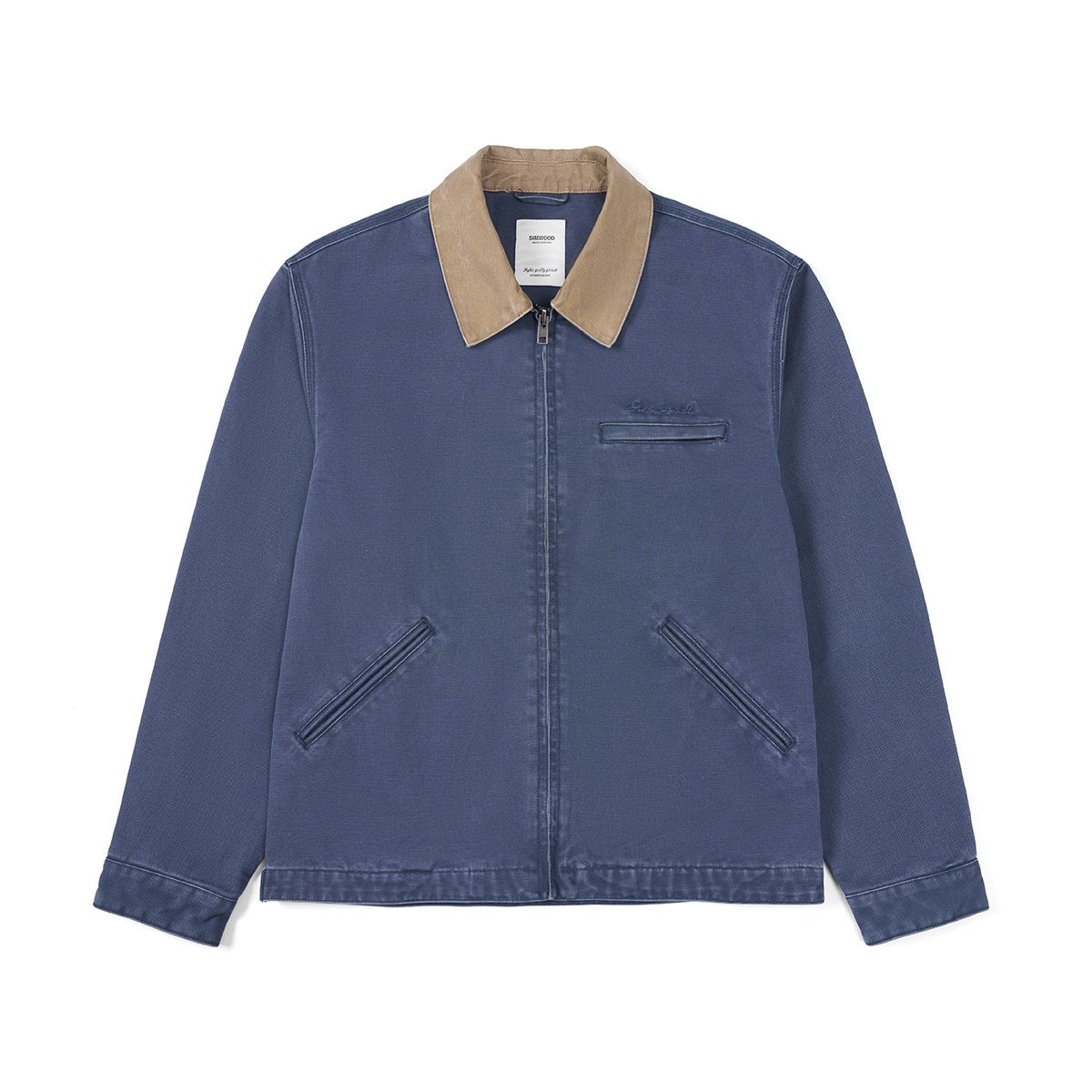 Oversize Washed Vintage Detroit Jacket for Men