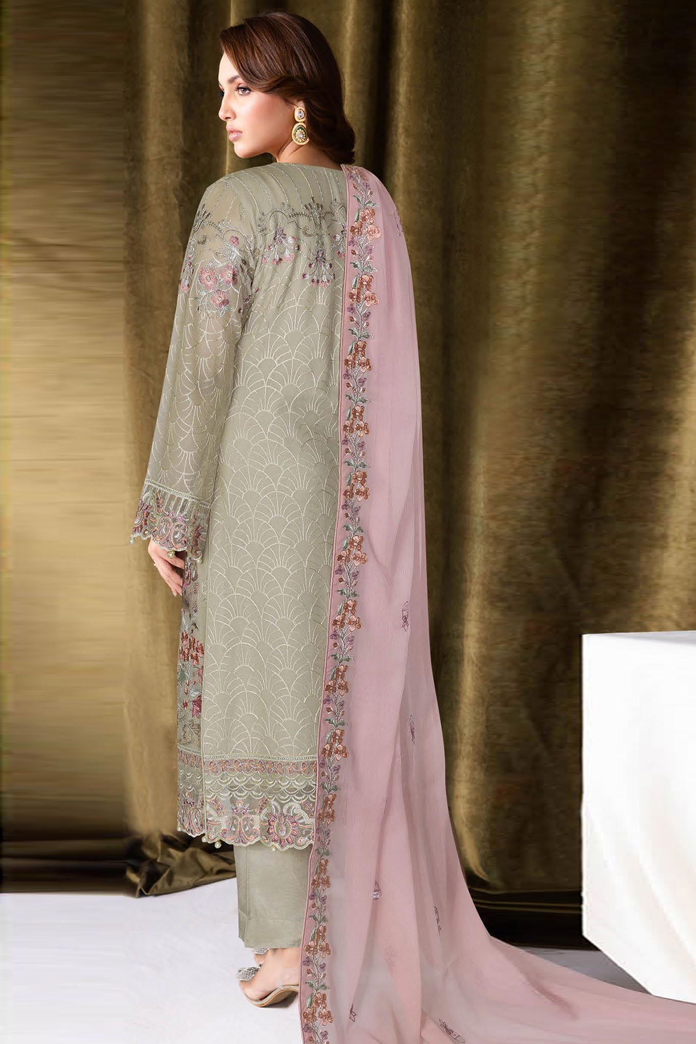 Sangeet Chiffon Formals – B-409