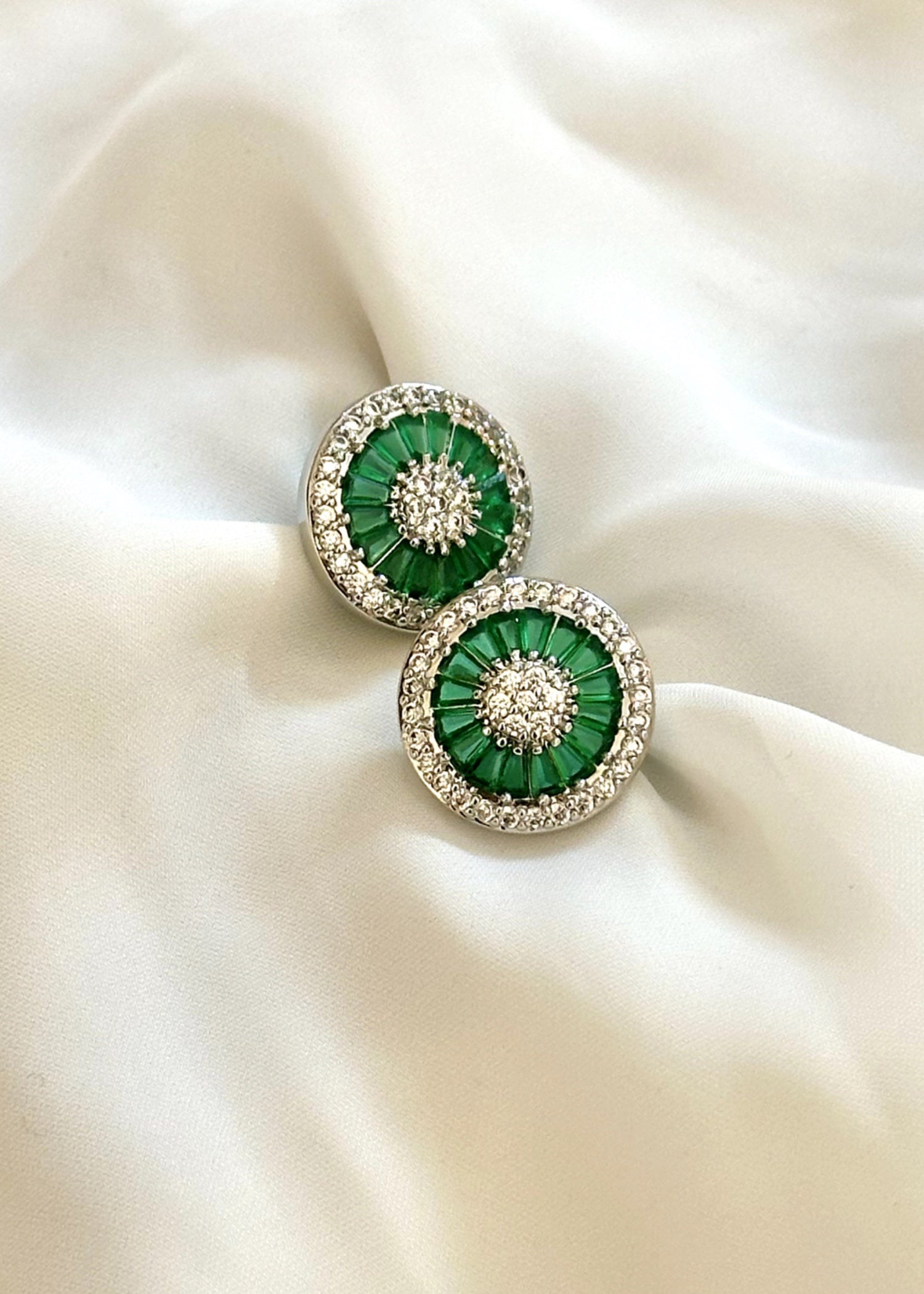 Studs in Green Color by - Trendy Women Studs WMX7104