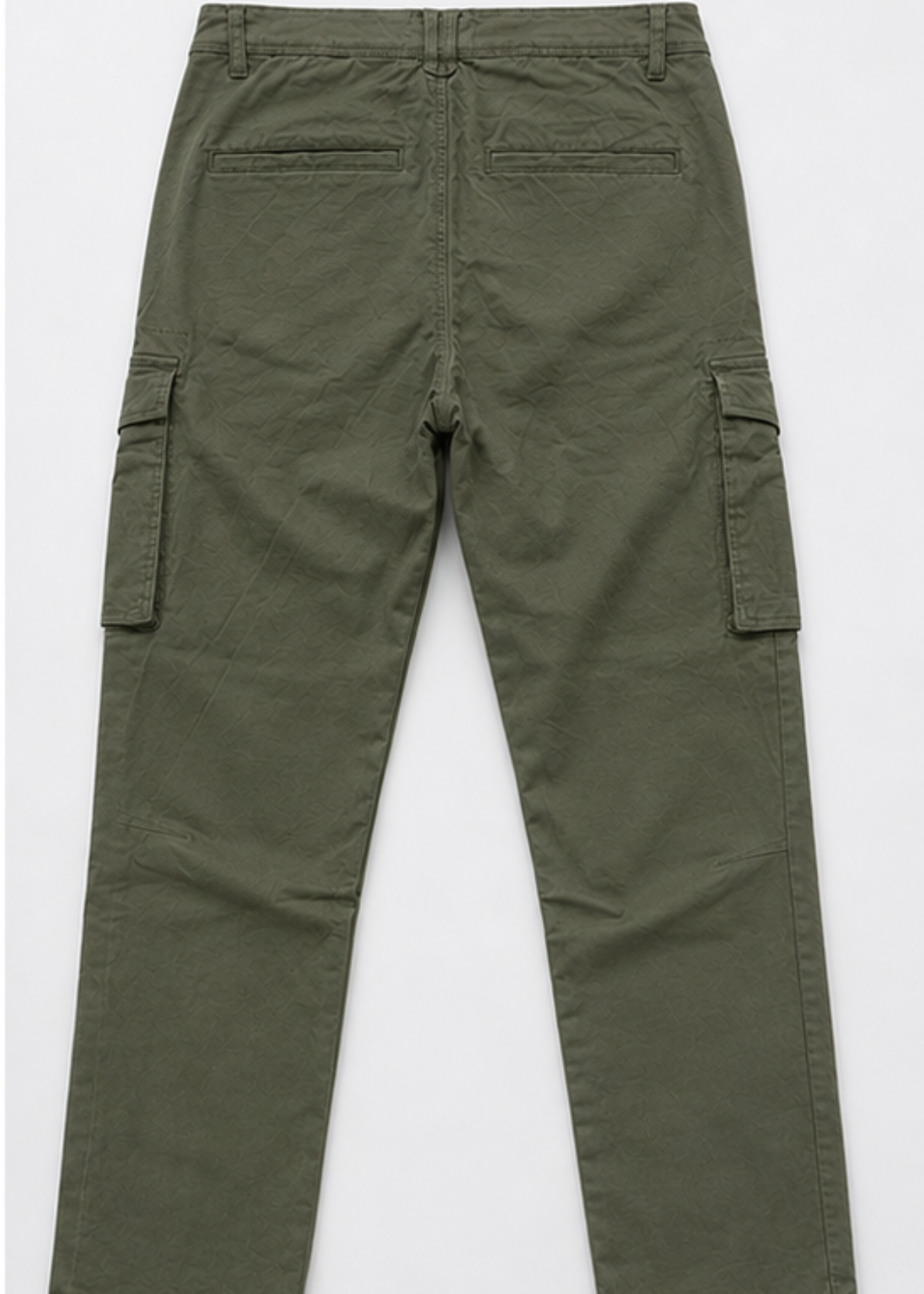 twill cotton Pants in Olive green by Xtramile Official
