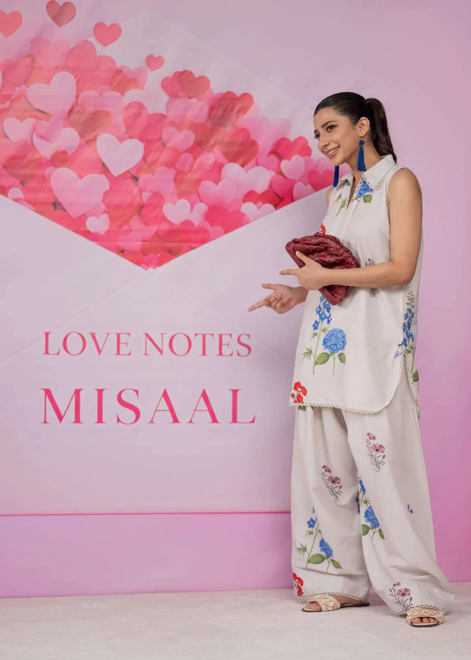 silk finish lawn Co Ord Sets in White