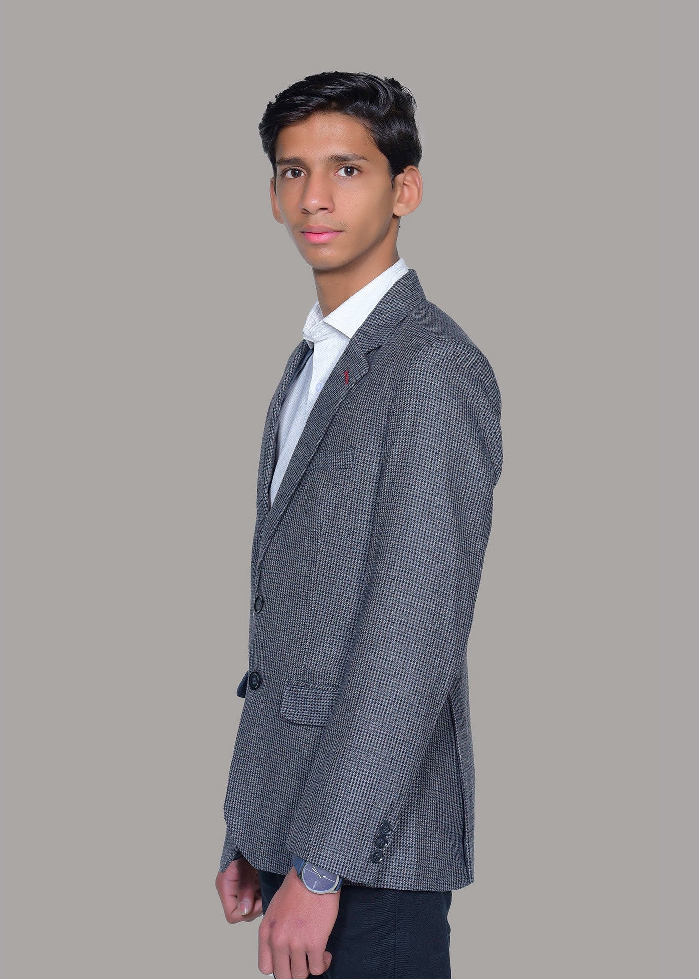 wool Coat in Grey