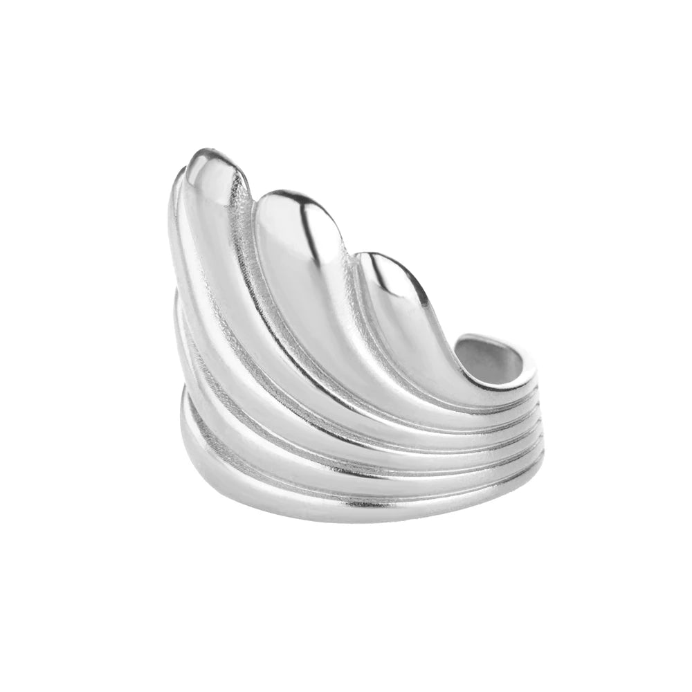 Vintage Feather Ring for Women
