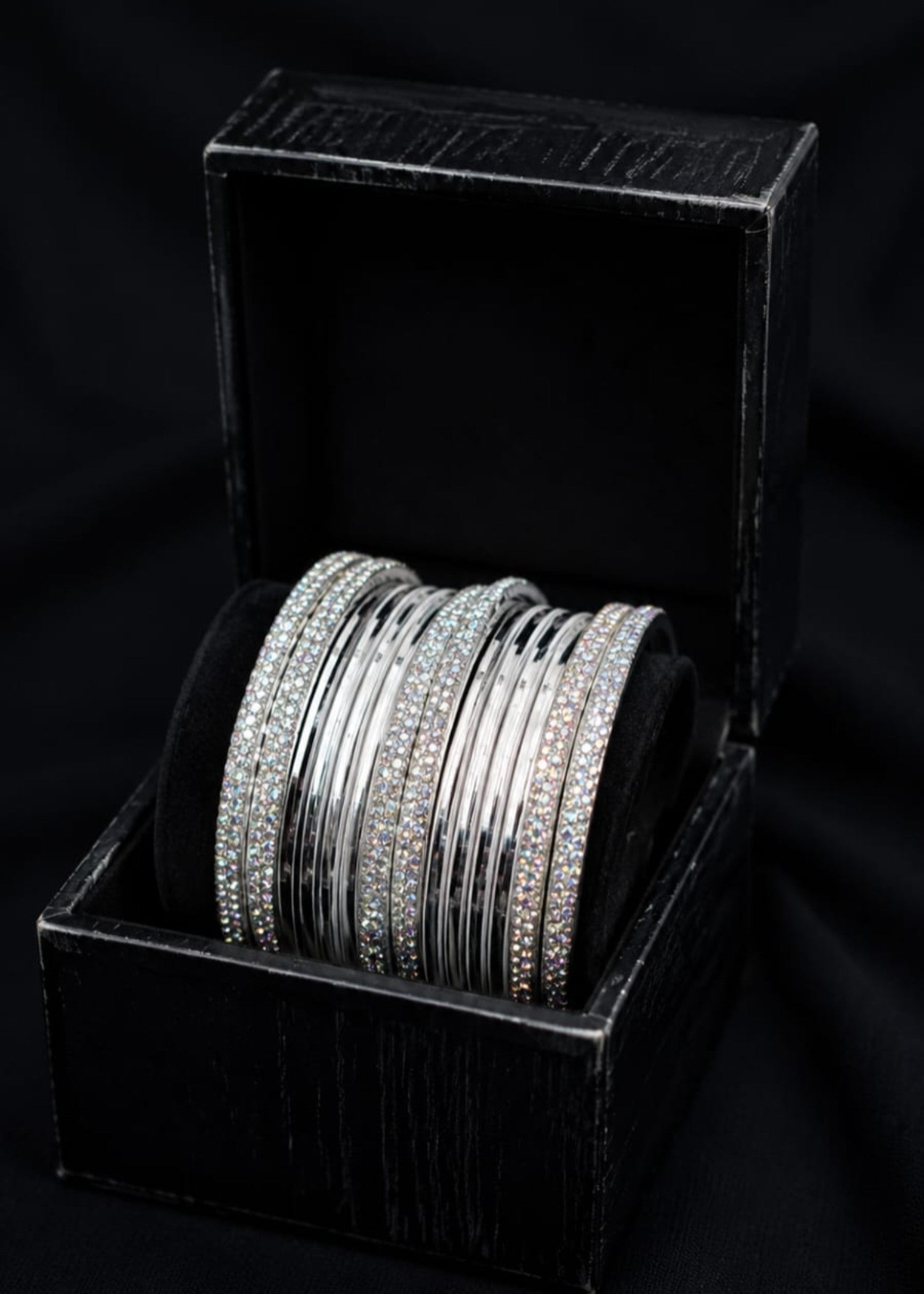 Bangles in Silver Color by - Trendy Women Bangles FNV6182