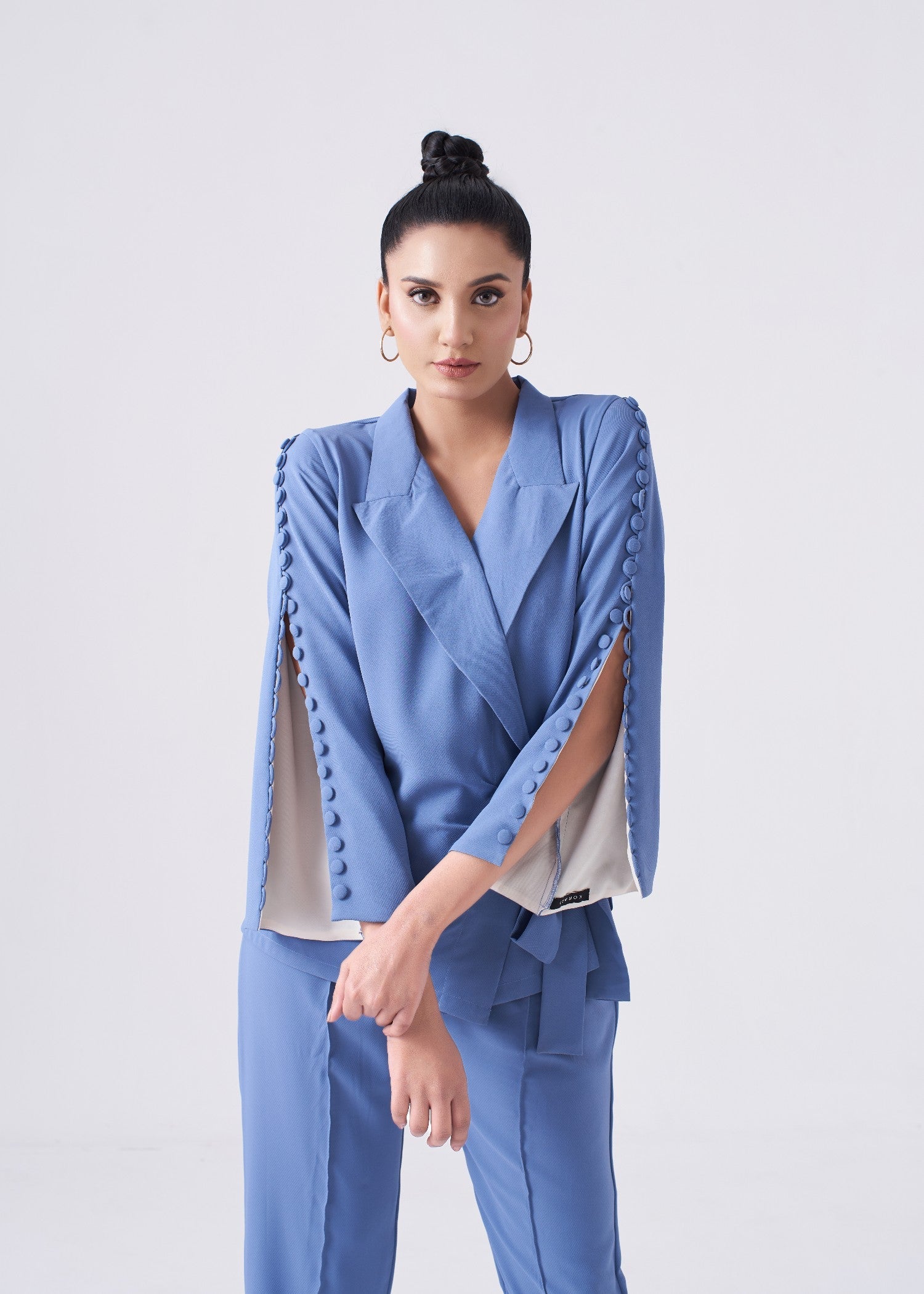 tropical Co Ord Sets in Light blue