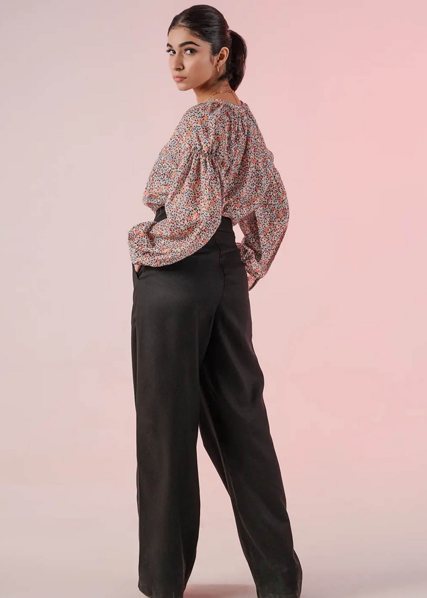 polyester Top in Multi