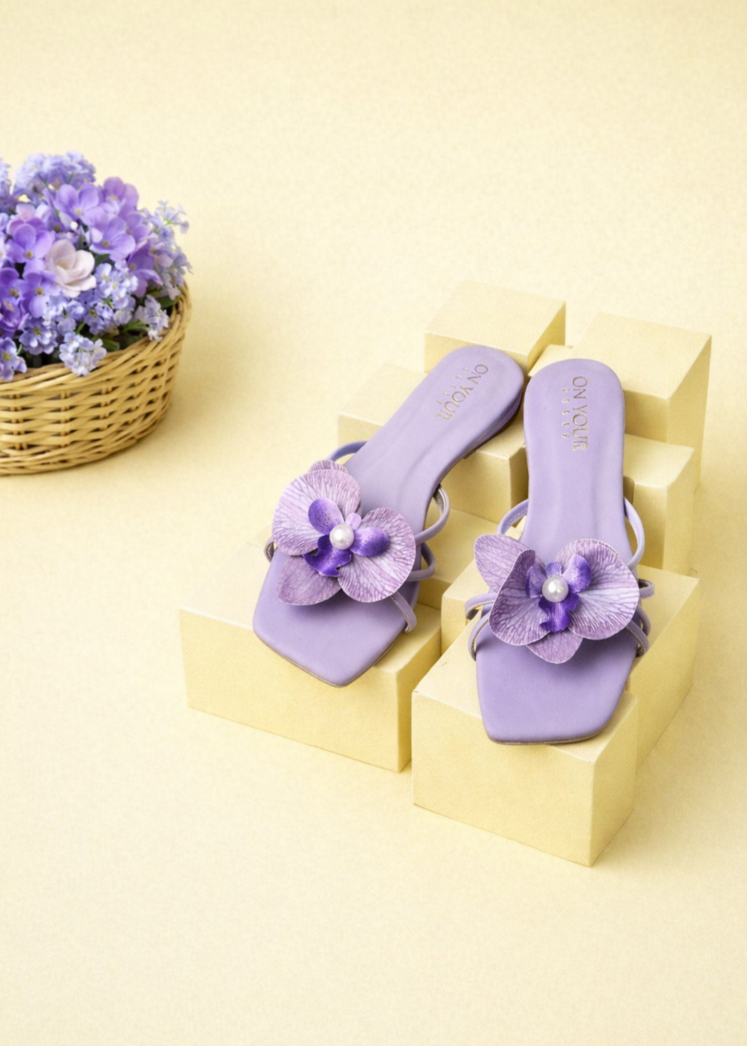Slides in Purple ash by - High Quality Women Slides XGN8559