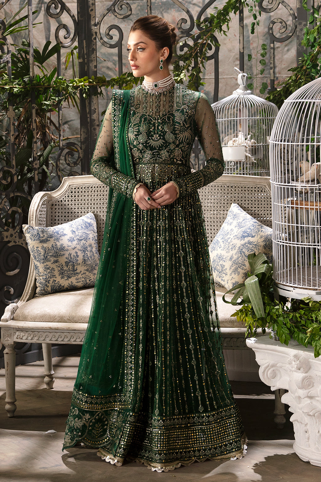 net Unstitched in Green