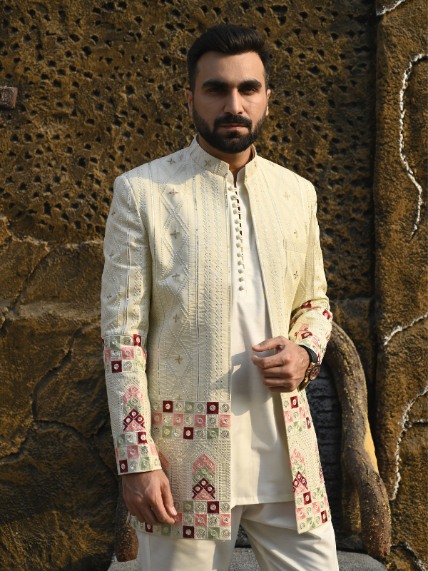 masuri Prince Coat in Cream