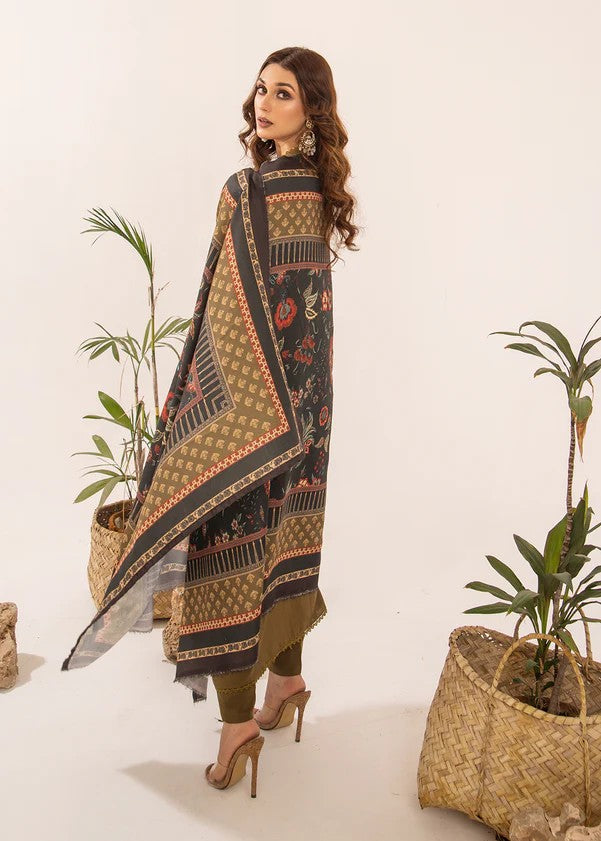 karandi Angrakha in Olive green