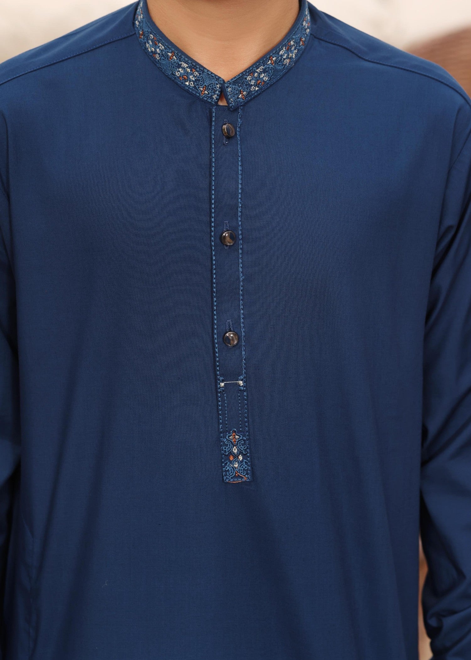 wash & wear Kurta Set in Royal blue