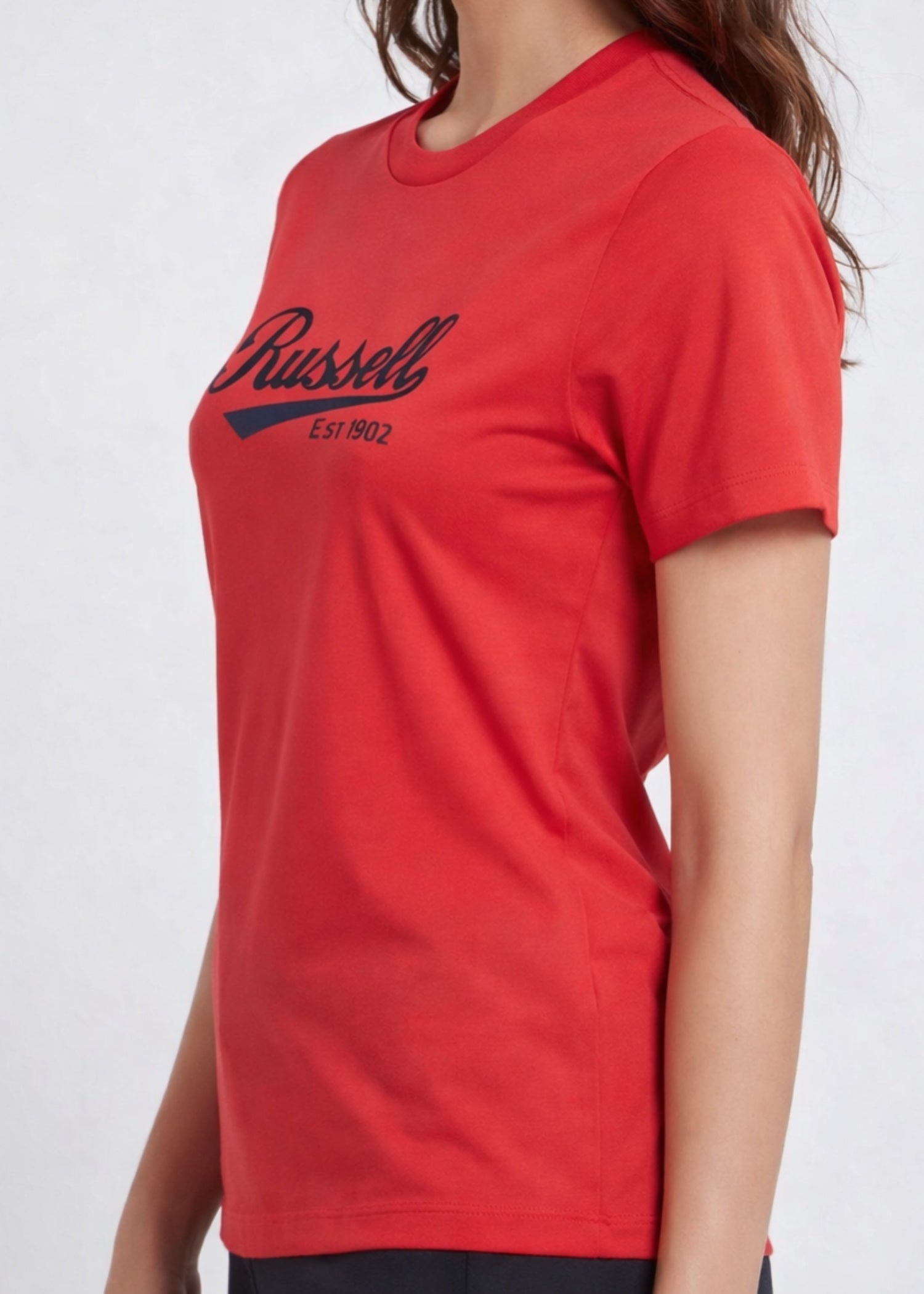 cotton T Shirt in Red
