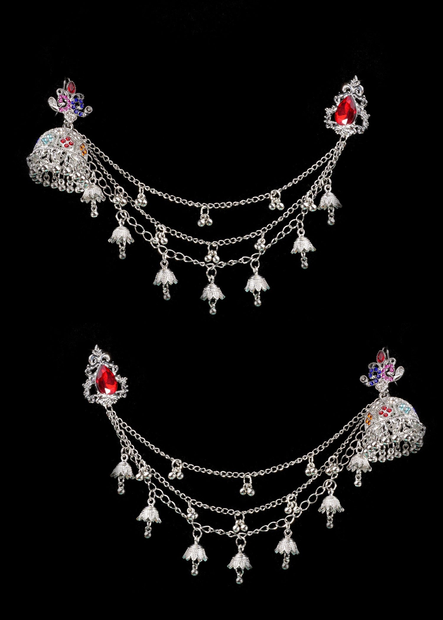Earrings in Multi Color by - Trendy Women Earrings FGH1762