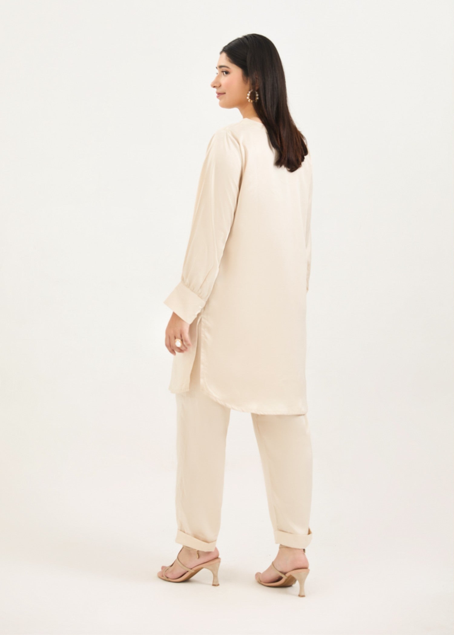 viscose Co Ord Sets in Beige