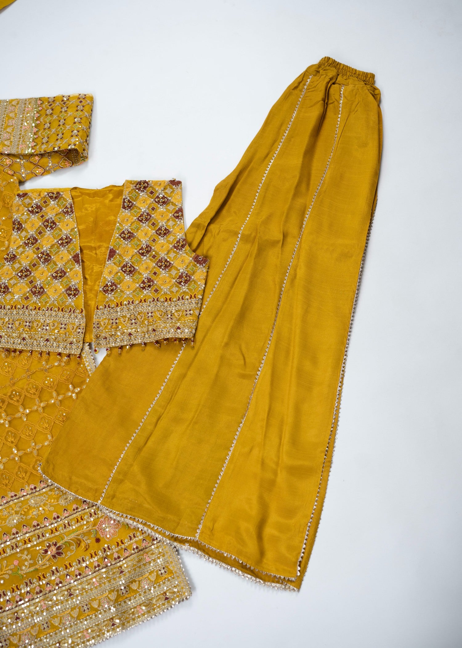 organza Jacket in Mustard