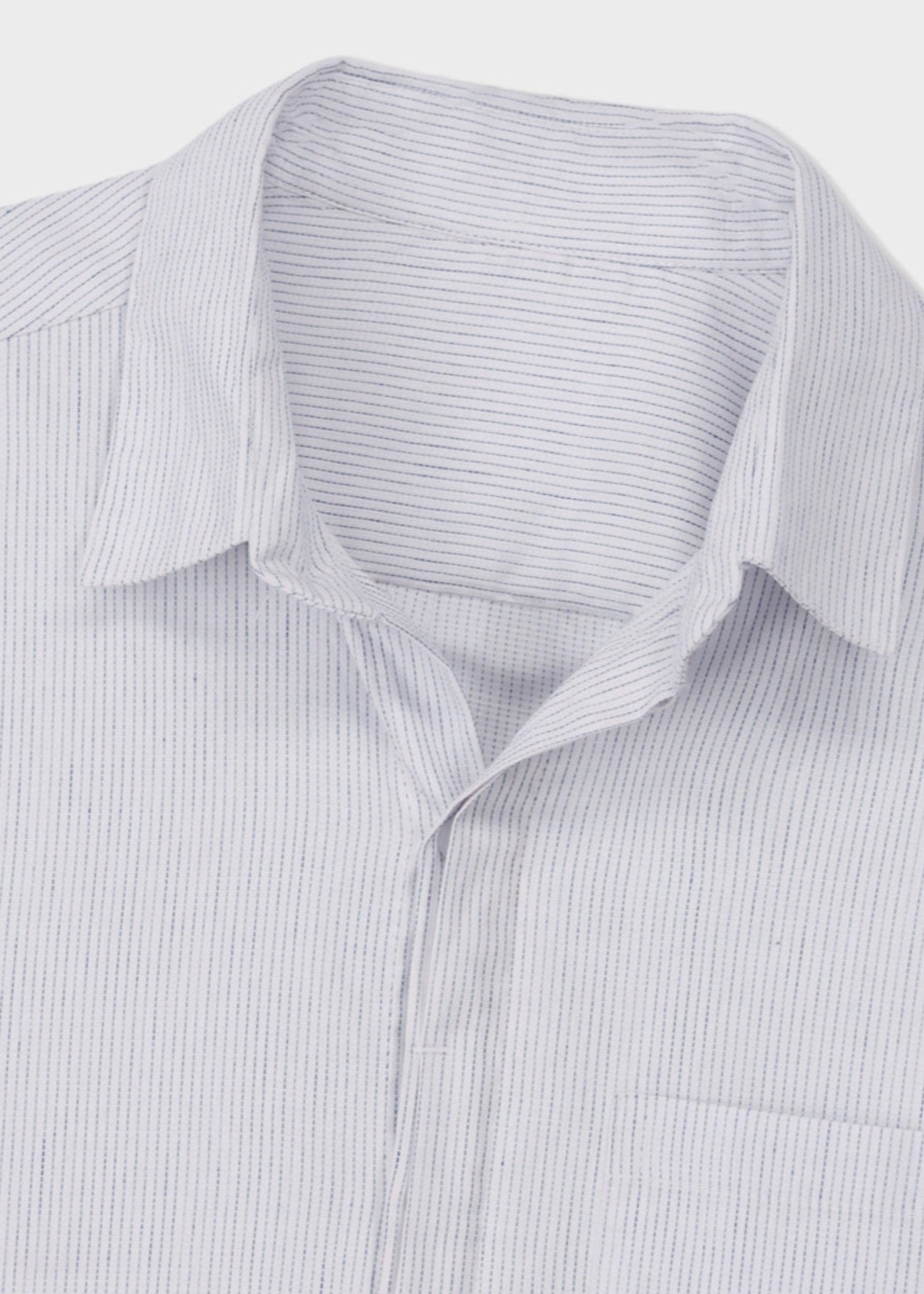 polyester nylon Formal Shirt in White