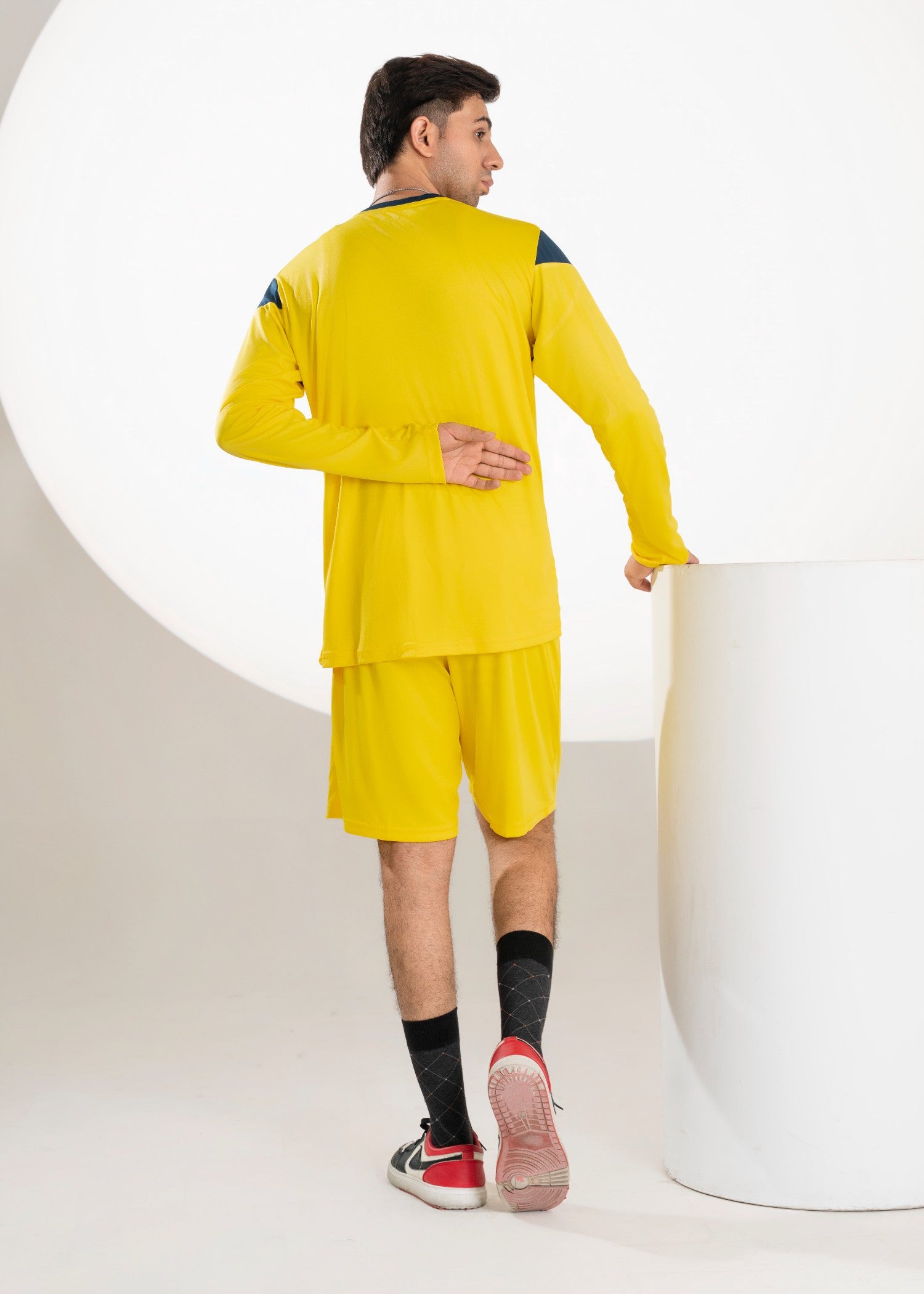 polyester nylon Tracksuit in Yellow