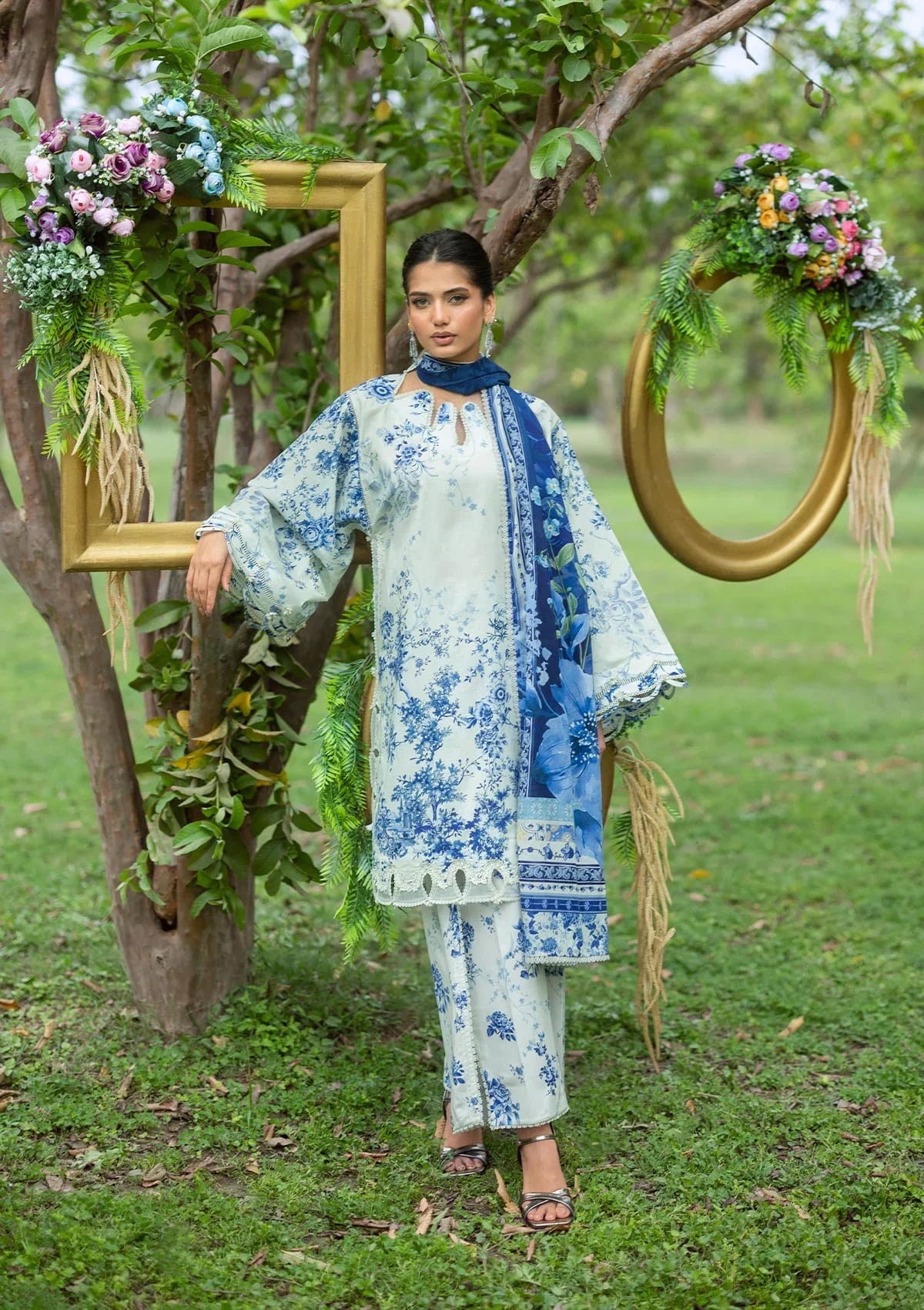 Bridgerton Prints Lawn – EPB-7B FIORI D'AVORIO