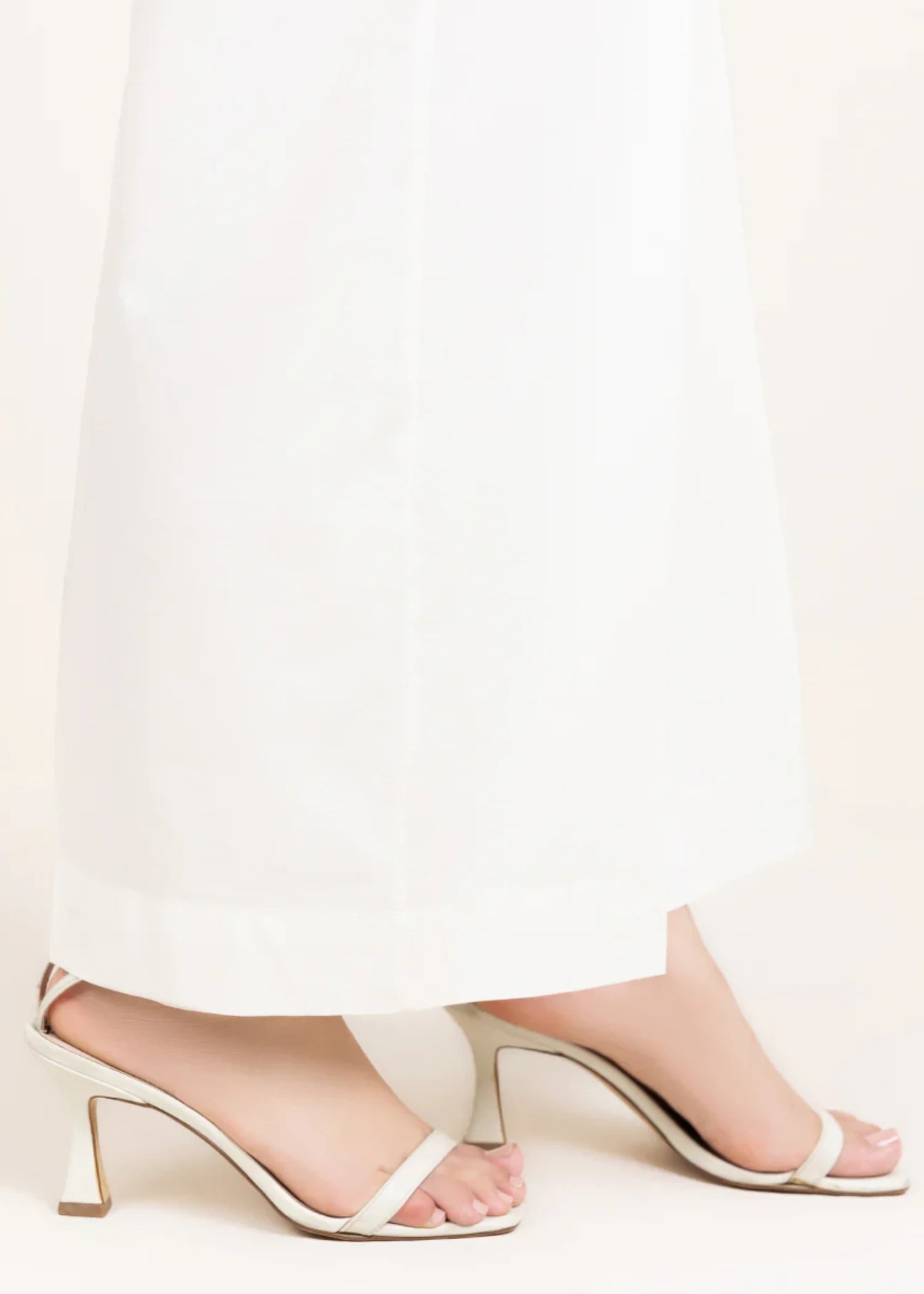 polycotton Trousers in White