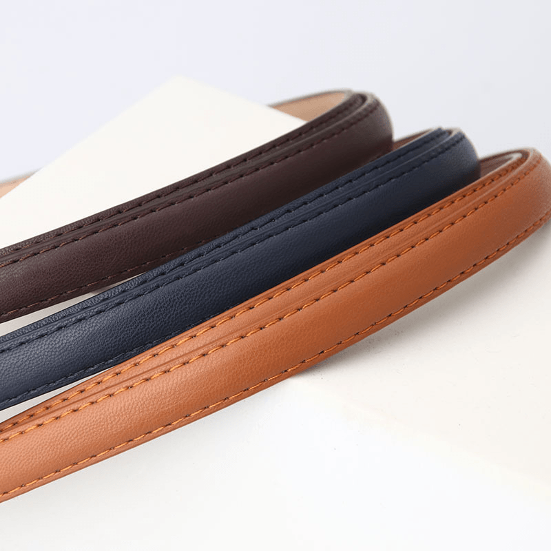 Fashion Women'S Coat Decorated Leather Belt