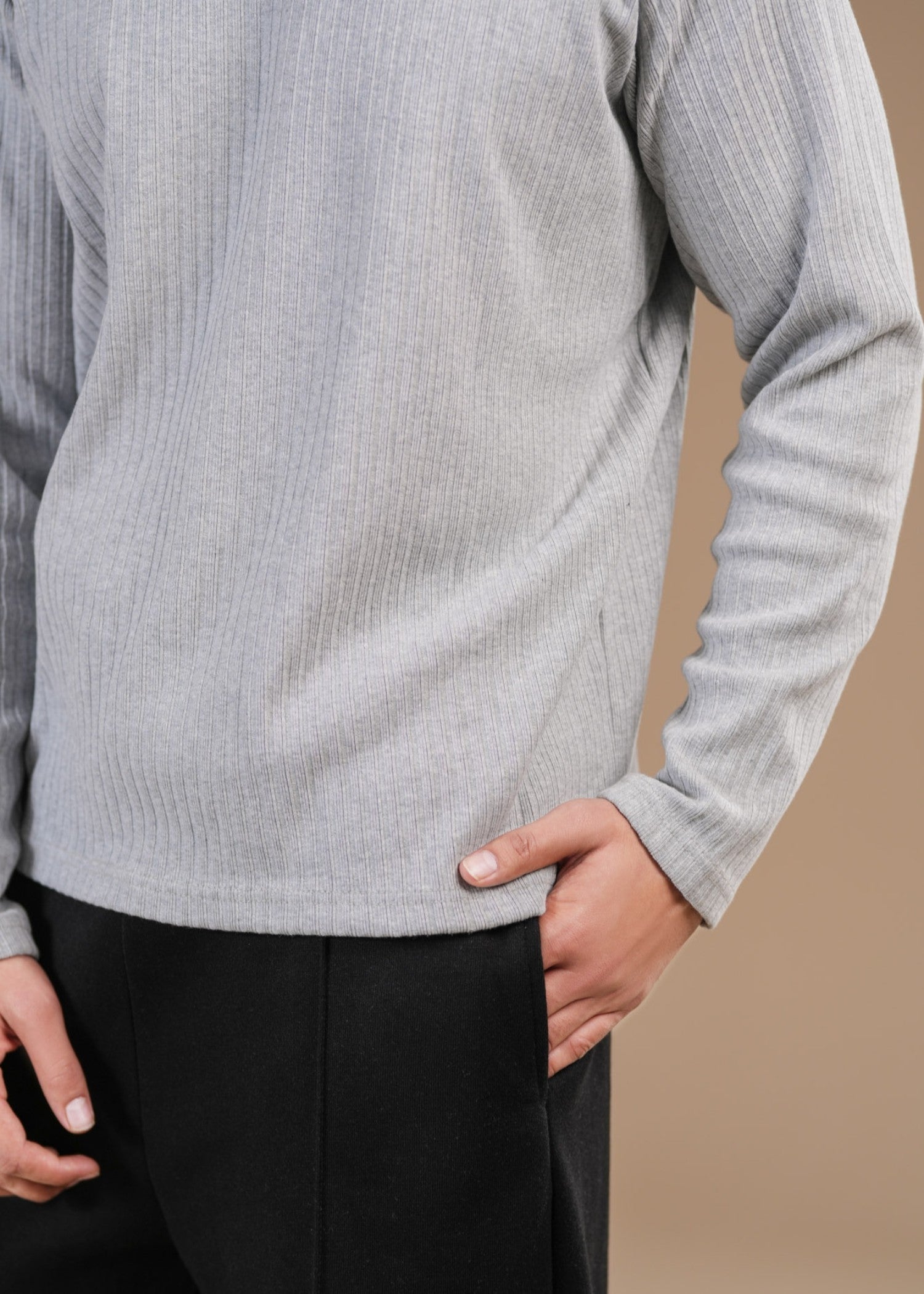 jersey knit Sweatshirt in Grey