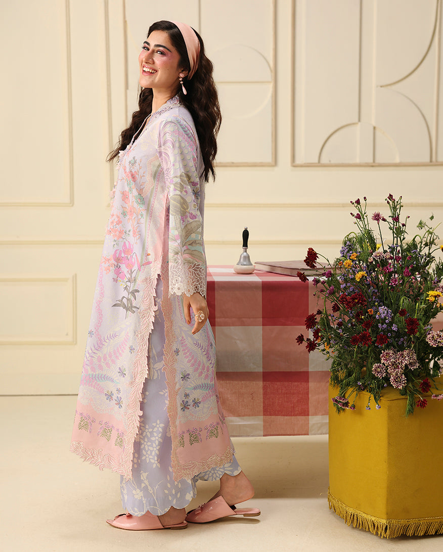 Hemline Soleil Prints Lawn – Flora Amour
