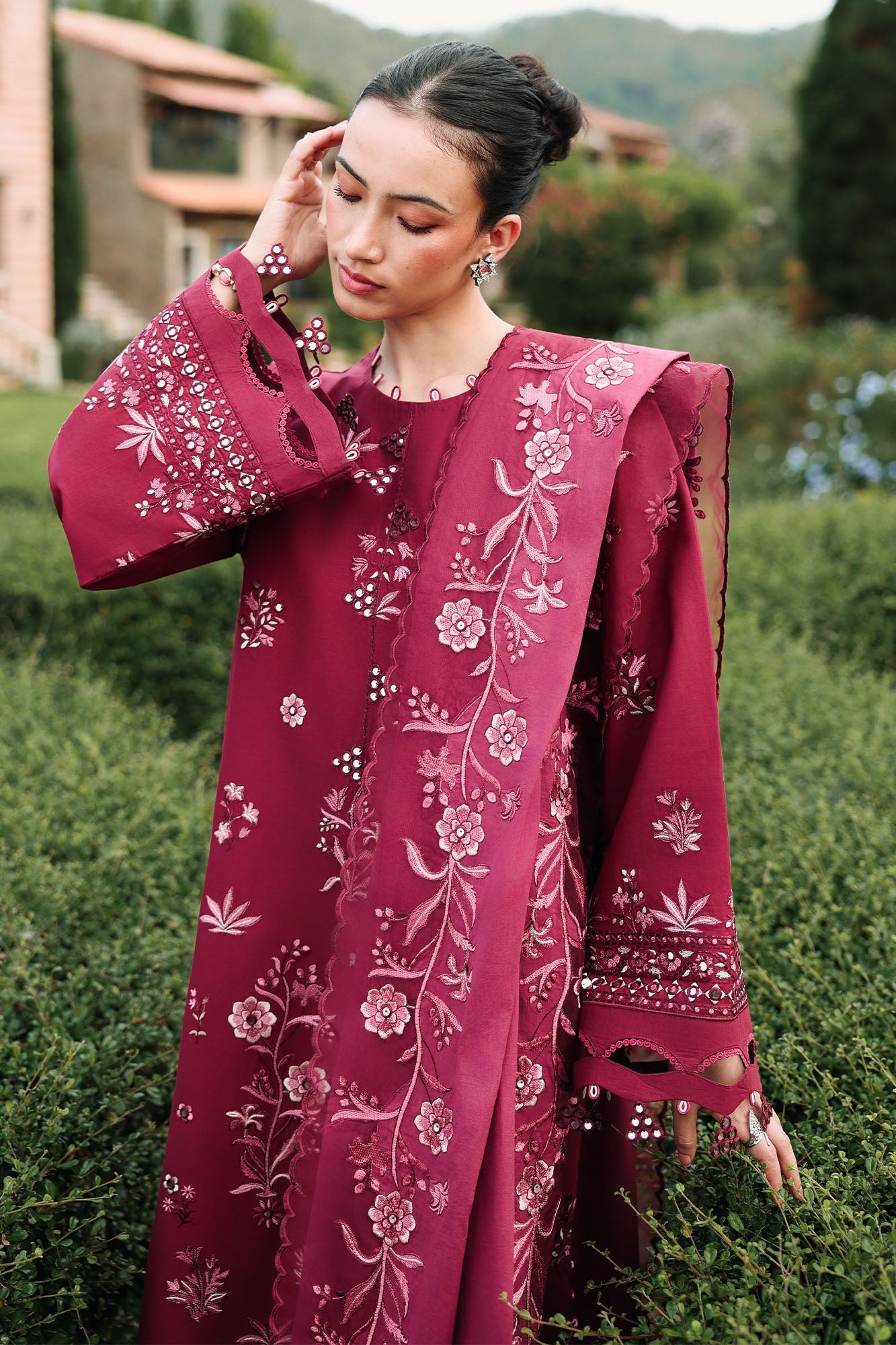 Eid Lawn Edit – Crimson Royale
