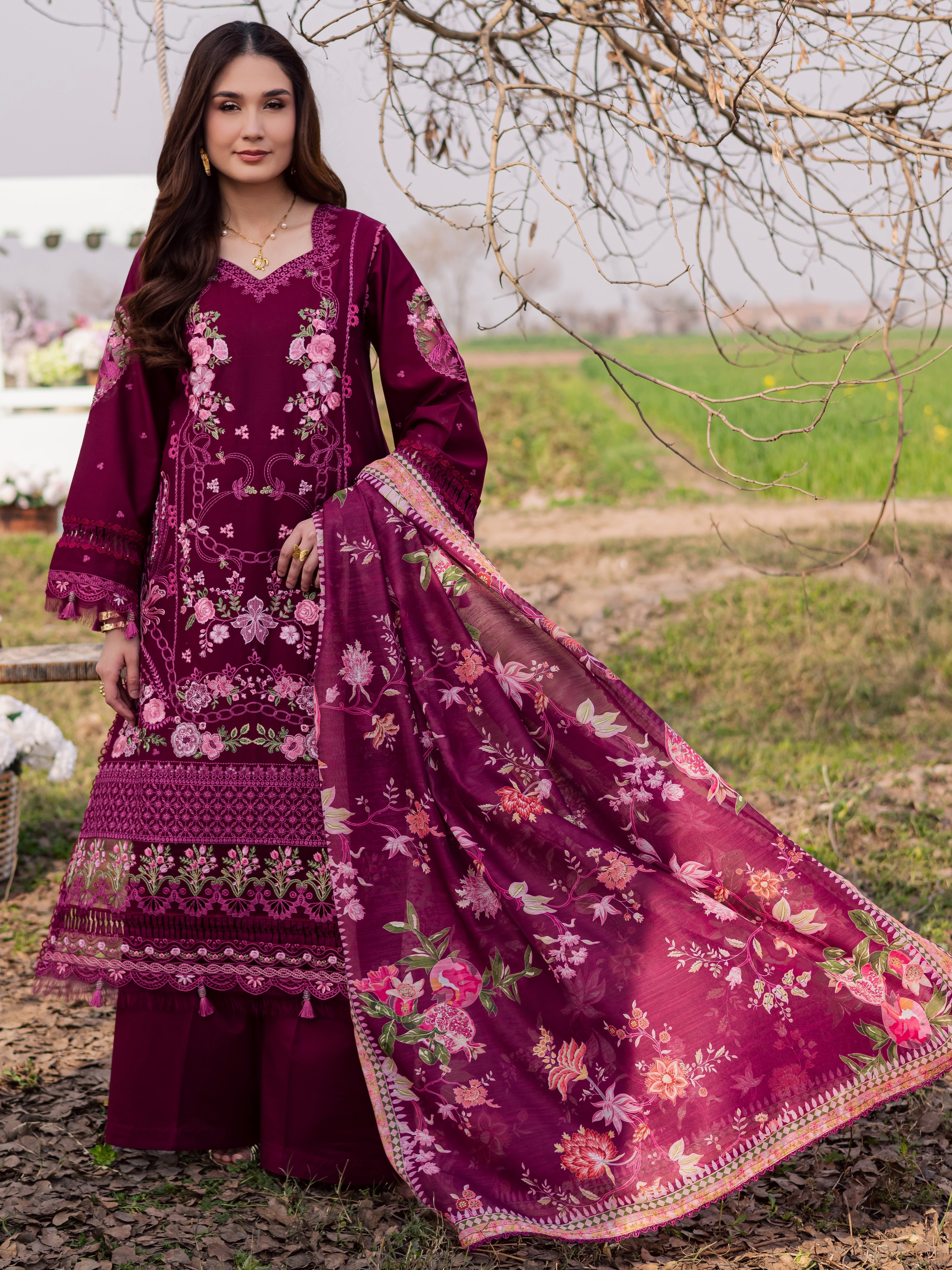 Dil-e-Raqsum Lawn – DQ-07