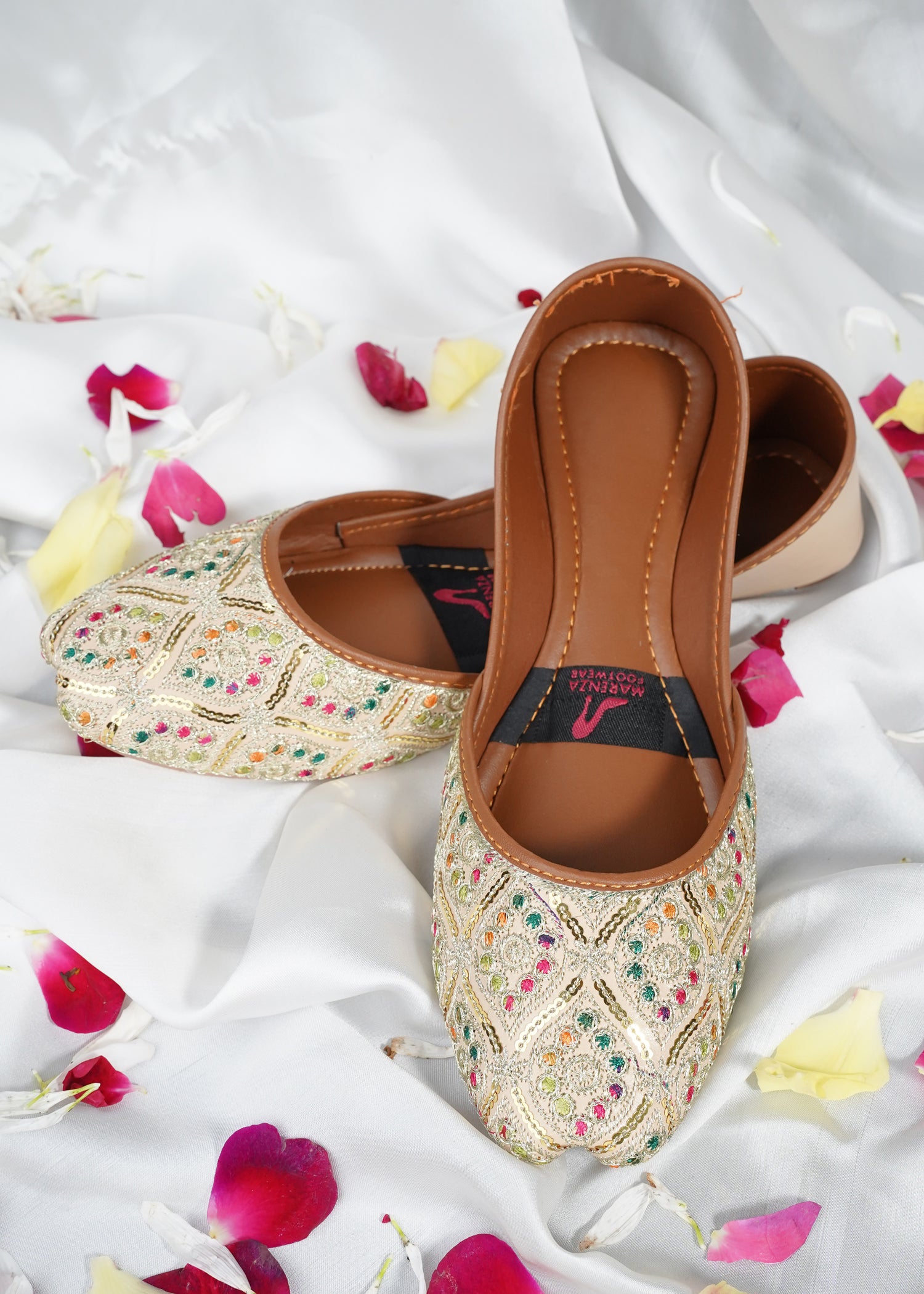 Khussa in Multi by - High Quality Women Khussa IJF3706