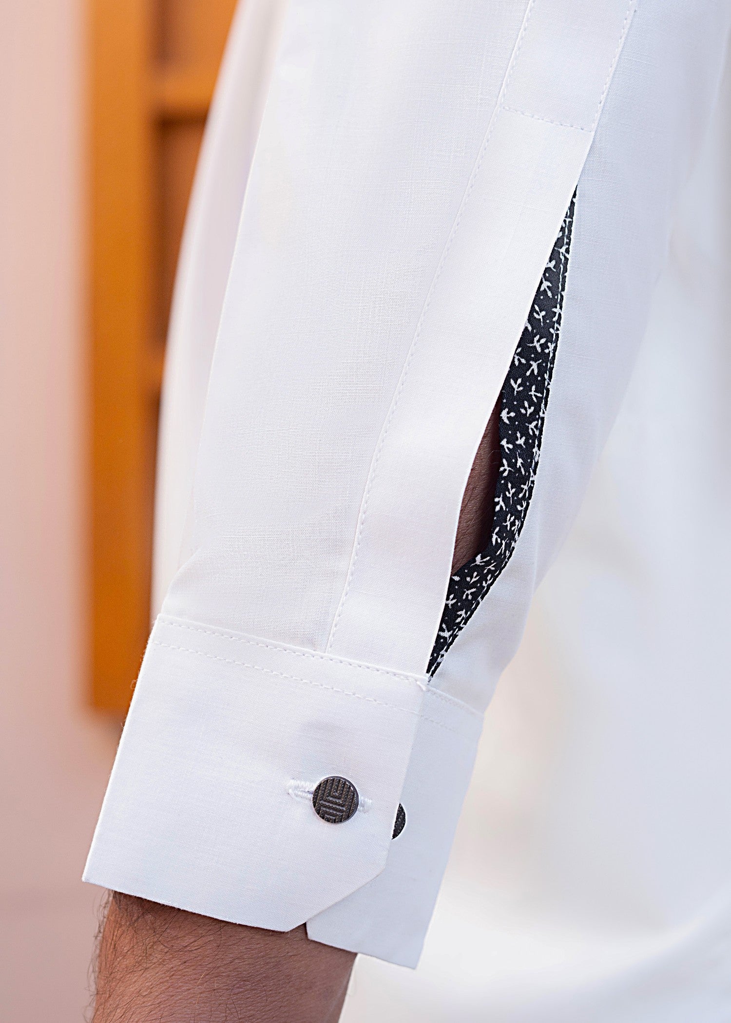 wash & wear Shalwar Kameez in Off-white by Kafoor Clothing