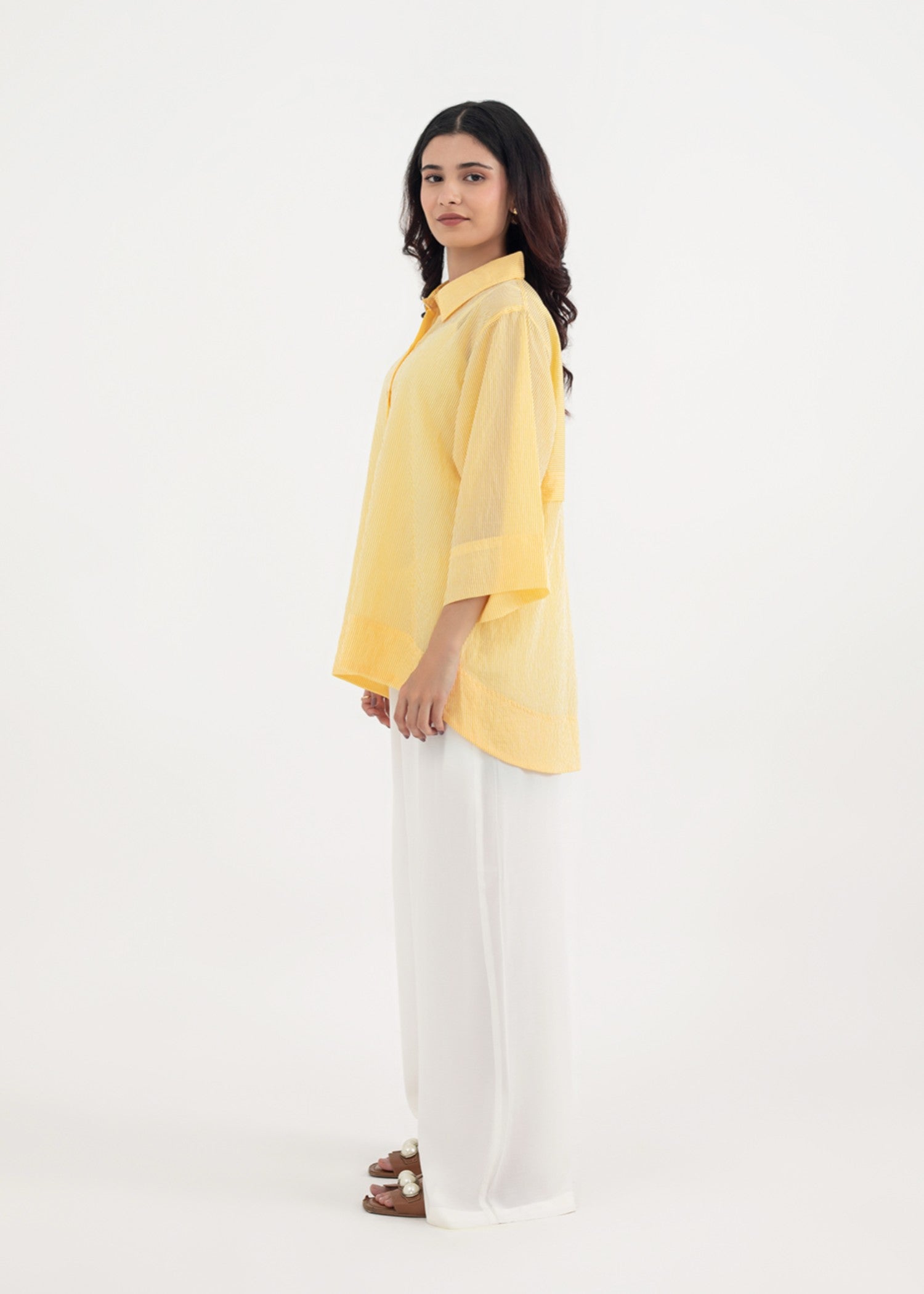 cotton Top in Pale yellow
