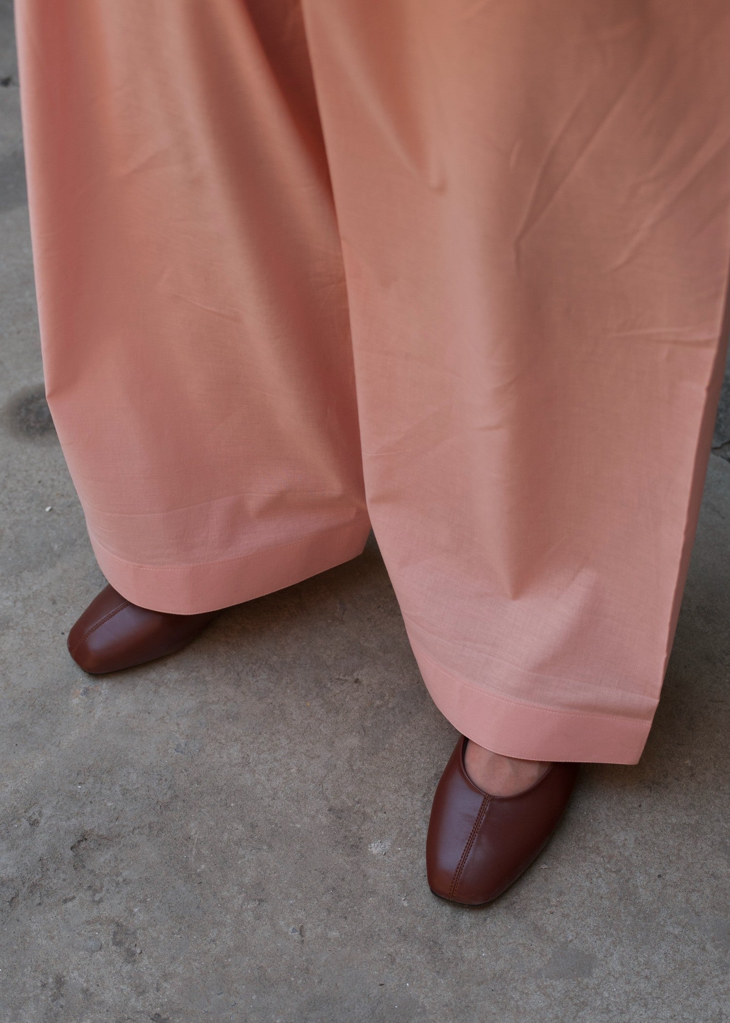 cotton linen Kurta Set in Pink