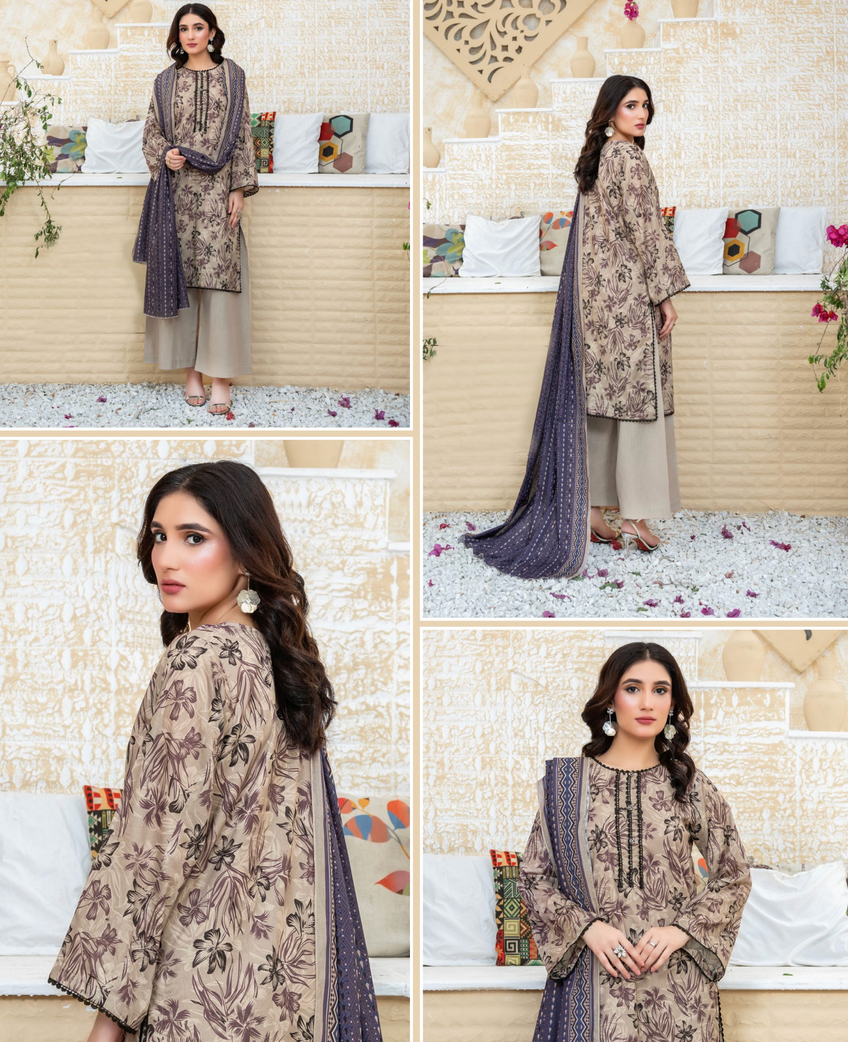 Dabiha Printed Lawn D - 8