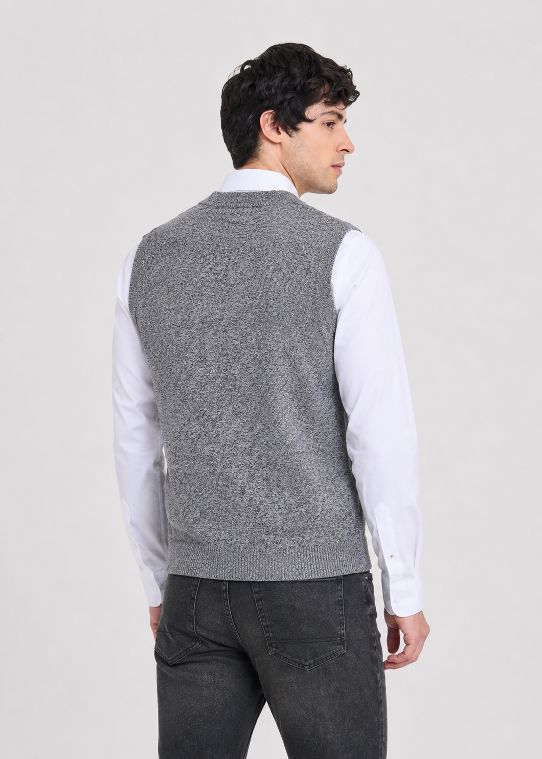 wool Sweater in Charcoal