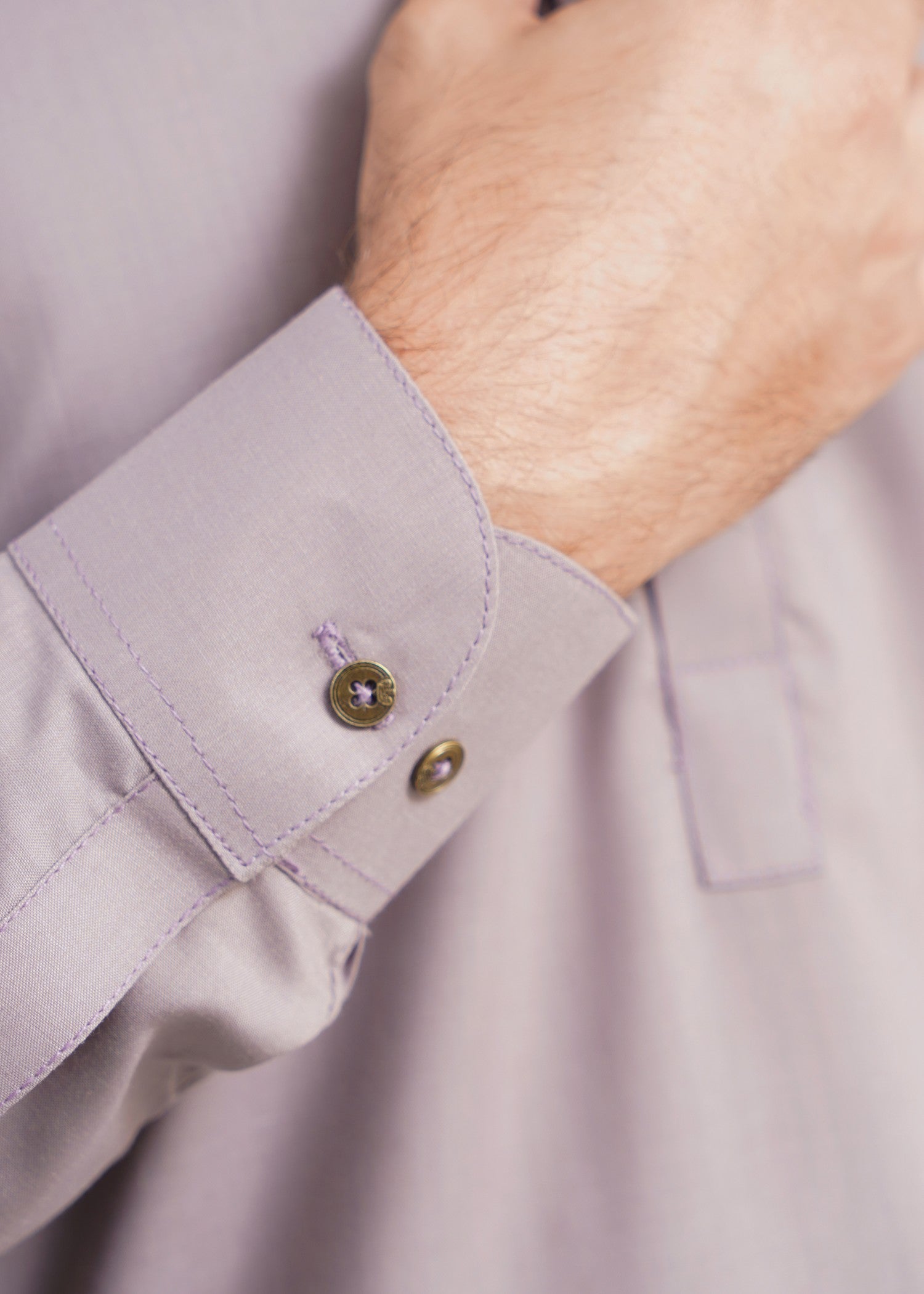 wash & wear Shalwar Kameez in Lilac by Kafoor Clothing