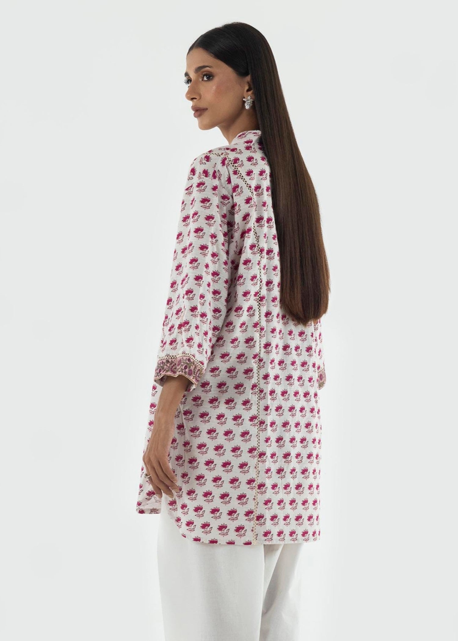 slub khaddar Kurti in Multi