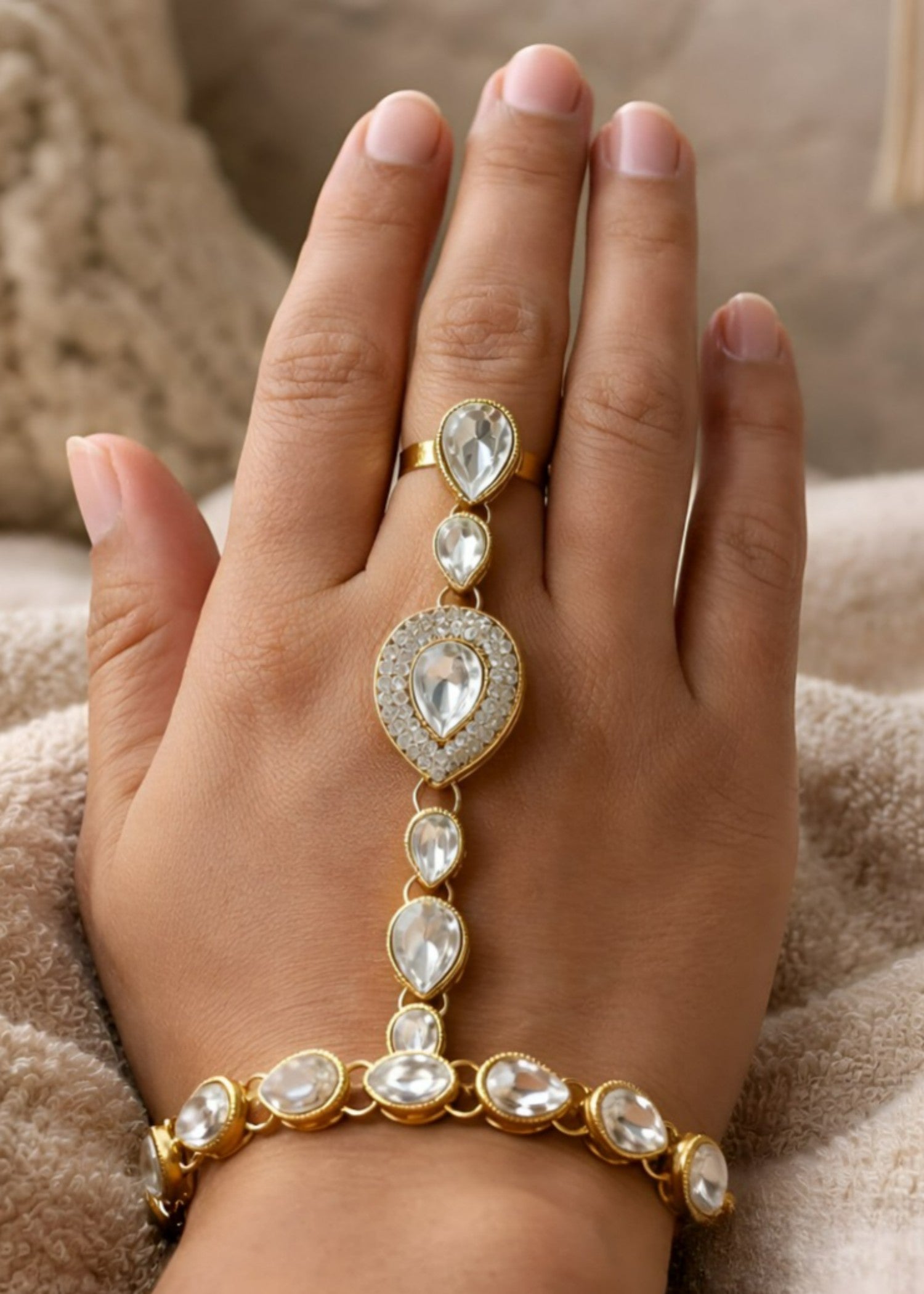 Bracelet in Gold Color by - Trendy Women Bracelet NMG6081