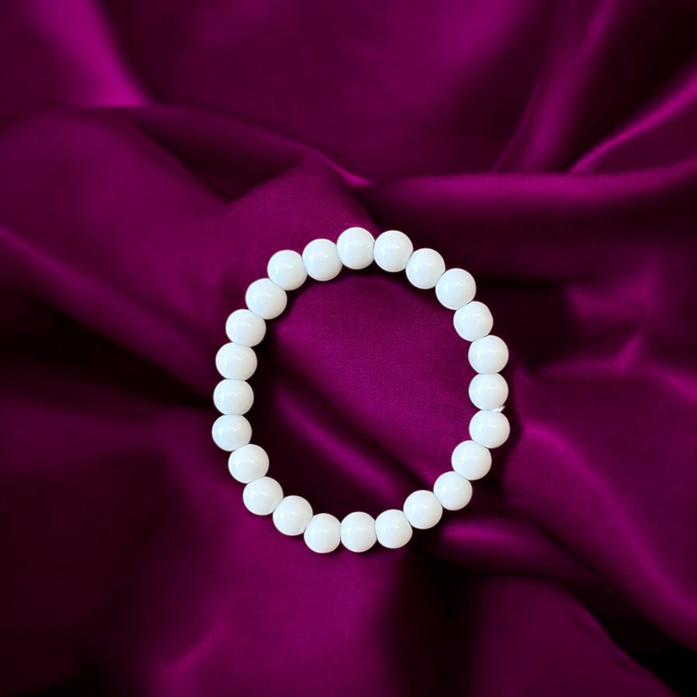 Bracelet in White Color by - Trendy Women Bracelet YNP2766