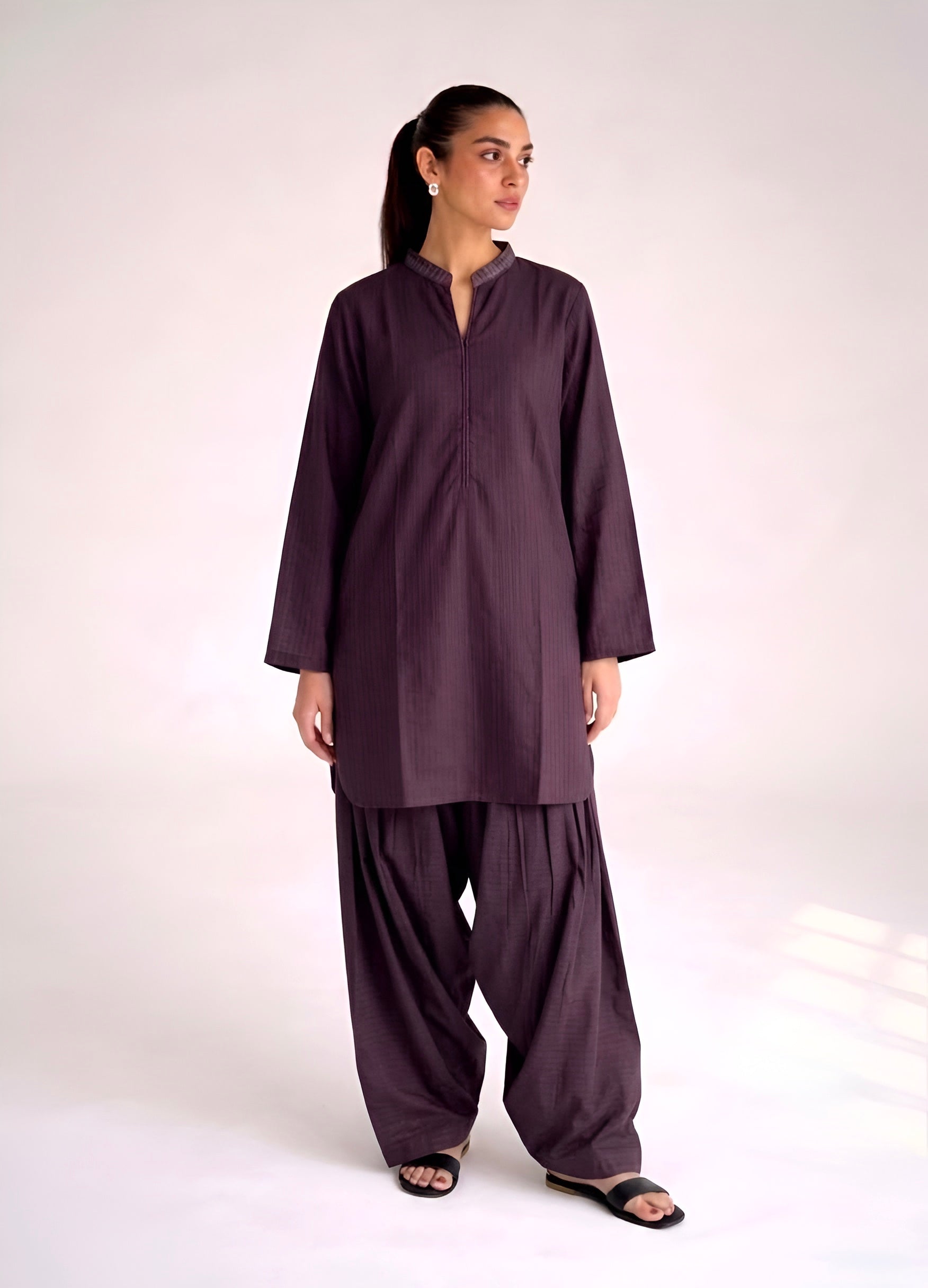 linen Co Ord Sets in Dark brown