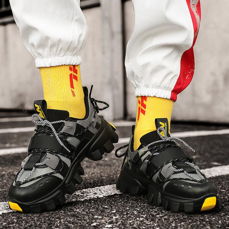 Fashionable thick men's casual daddy shoes