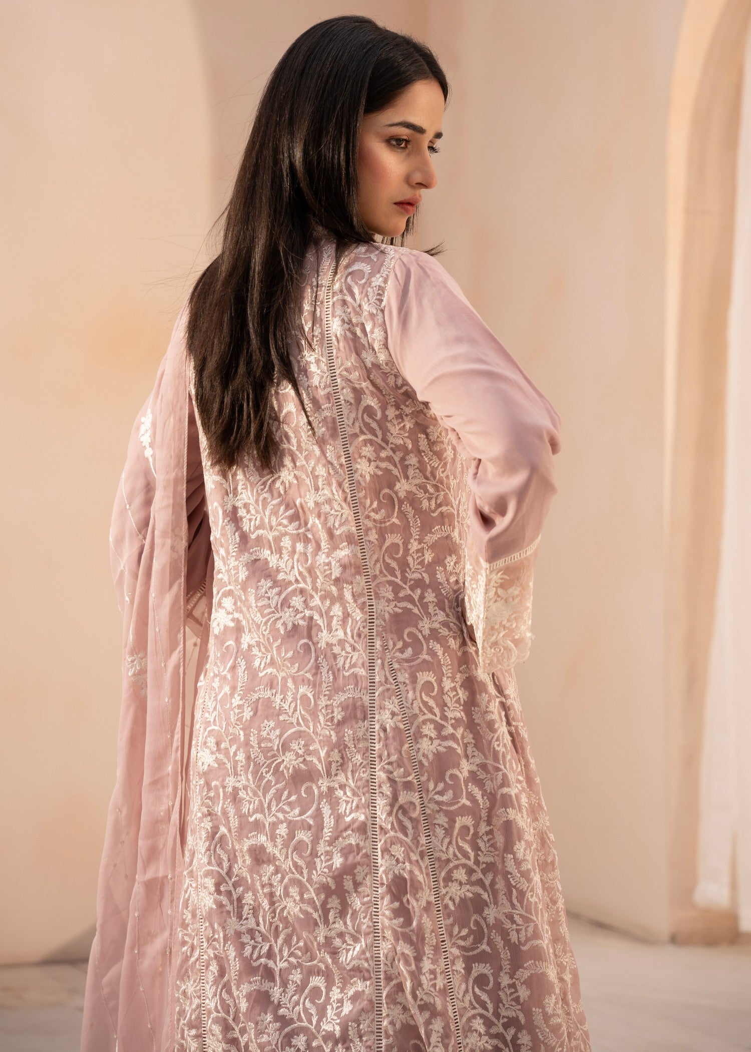chiffon Maxi in Lilac