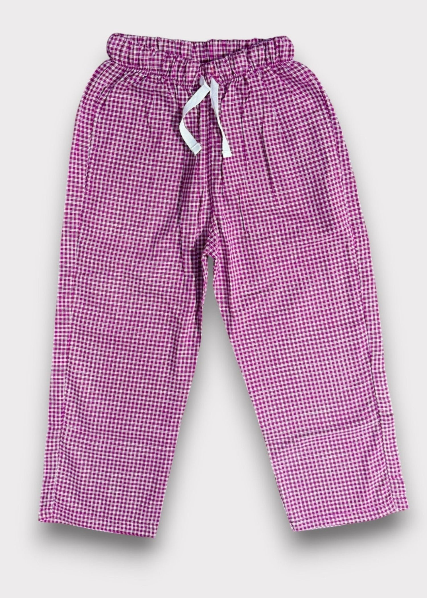cotton Trousers in Purple