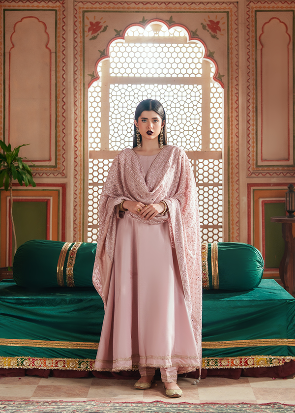 charmuse/shamooz Maxi in Pastel pink