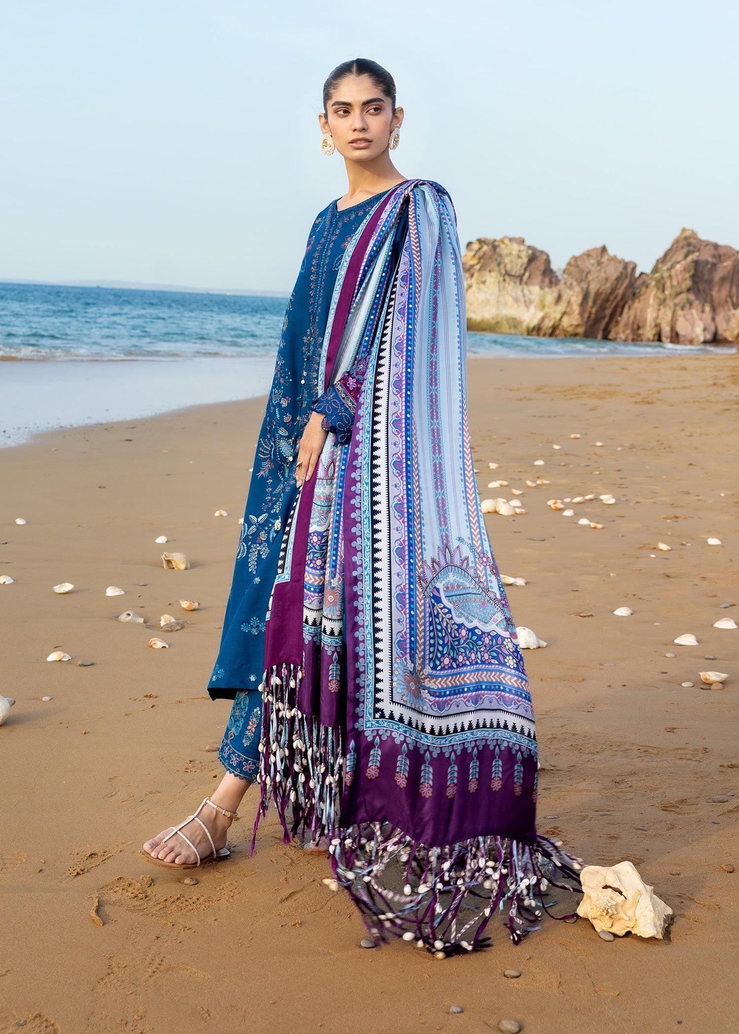 Festive Luxury Lawn – Shehnaaz
