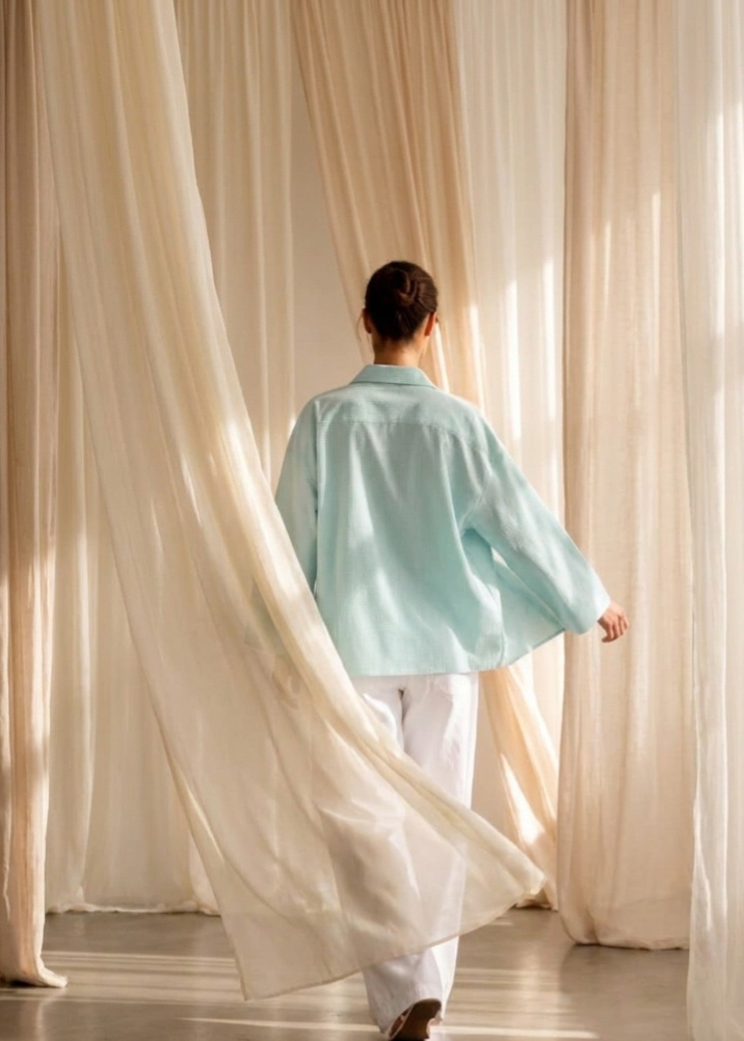 cotton Top in Ice blue