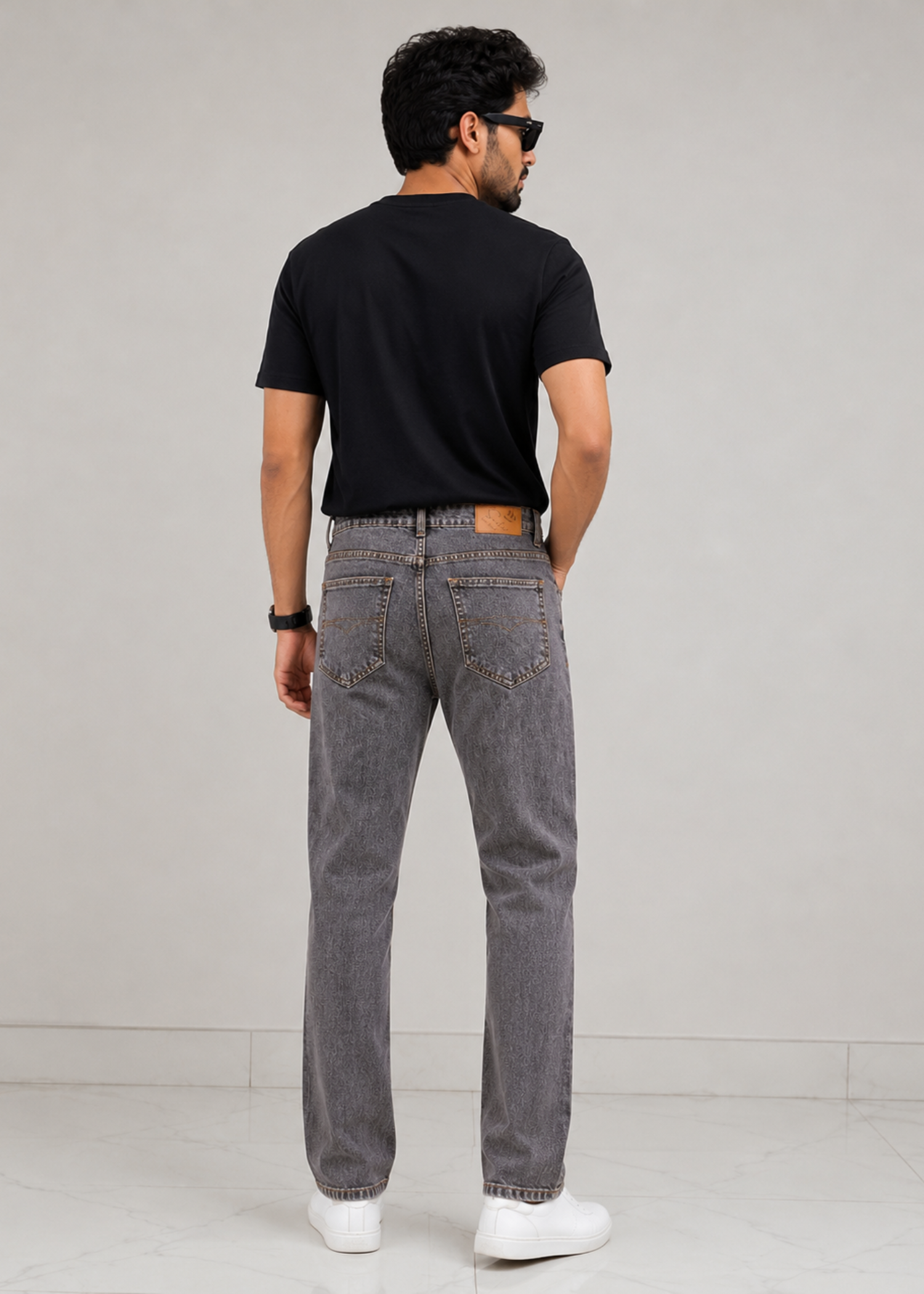 denim Jeans in Zinc grey