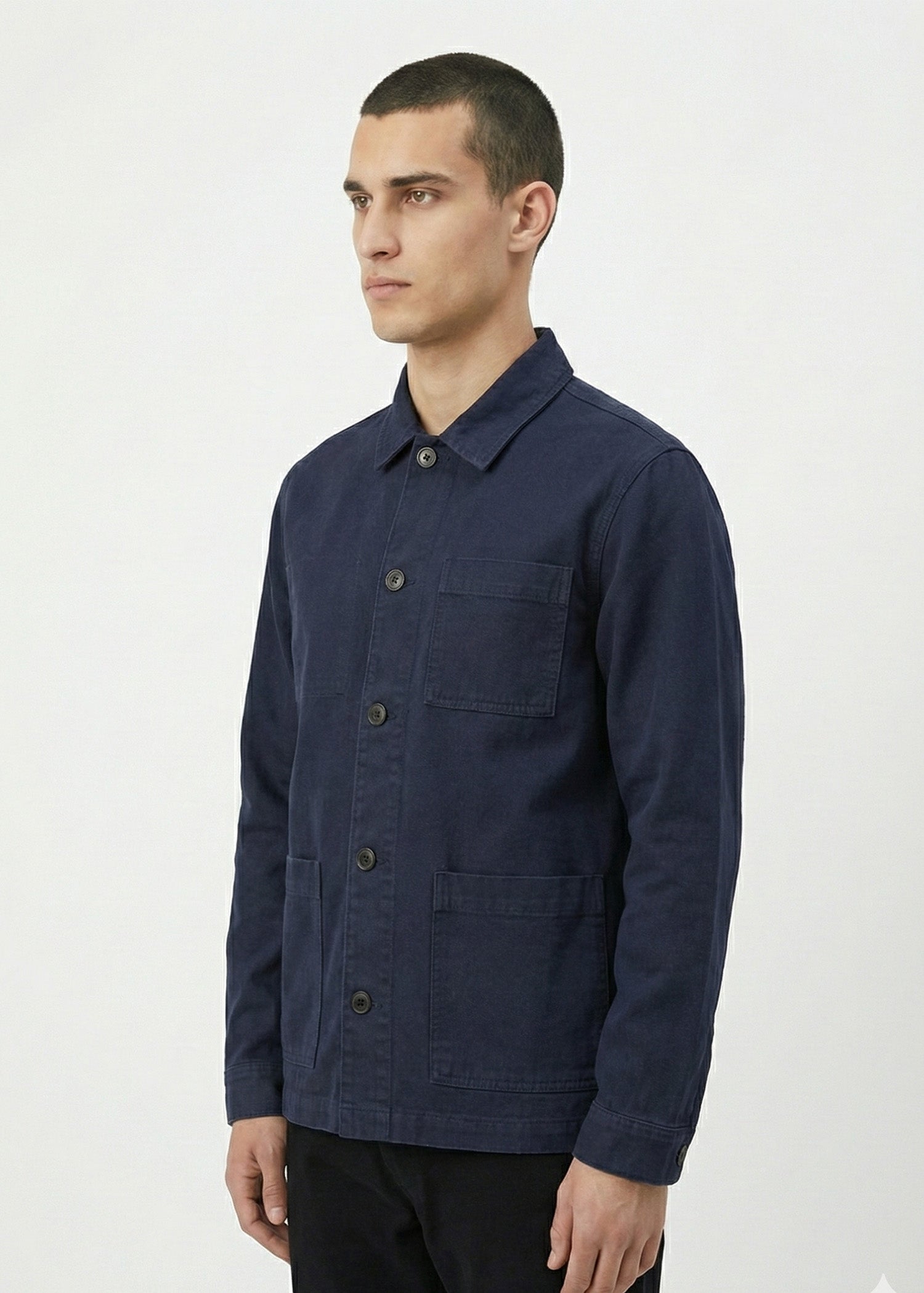 denim Jacket in Navy blue