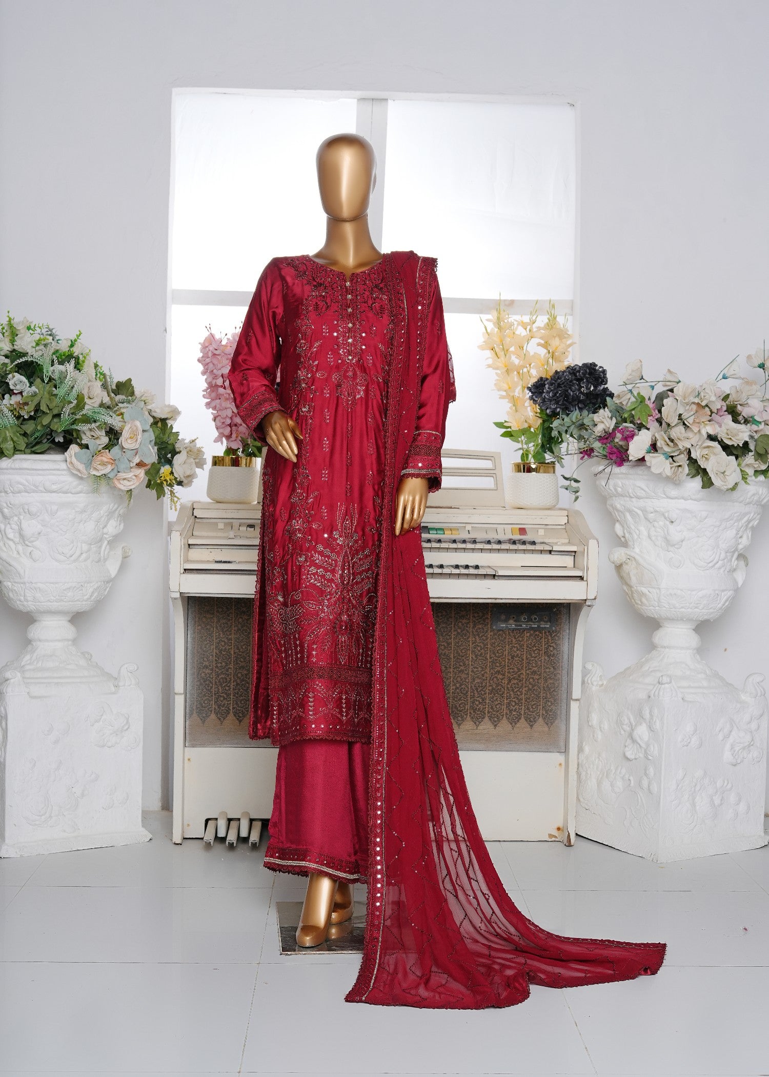 charmuse/shamooz Kurta Set in Red
